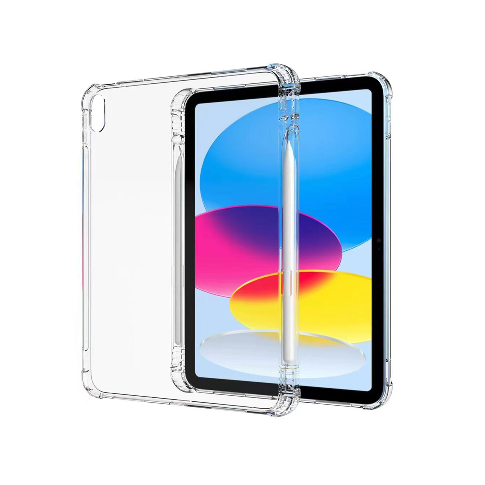 Apple iPad 10.9インチ 第10世代 (A2696/A2757/A2777) ケース おしゃれ CASE クリア 耐衝撃 TPU素材 カバー 透明 ソフトケース 人気 アイパッド 背面カバー｜coco-fit2018｜02