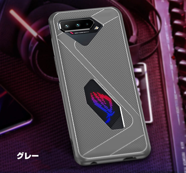 ASUS ROG Phone 5 ZS673KS TPU ケース CASE 耐衝撃 軽量 持ちやすい カッコいい 仕上げ 高級感があふれ 便利 実｜coco-fit2018｜04