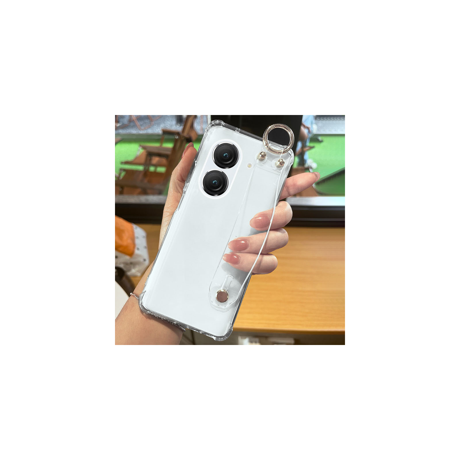 ASUS Zenfone 10 ケース カバー クリア CASE 衝撃に強いTPU素材 スマホ