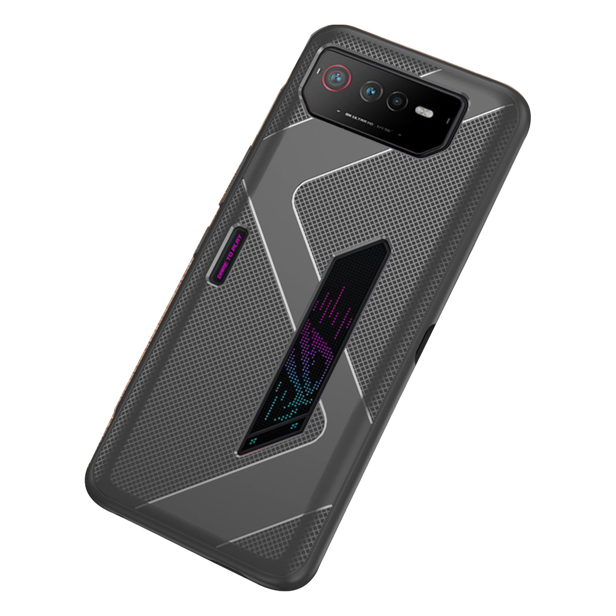 ASUS ROG Phone 6  ケース スマートフォンカバー 傷やほこりから守る  TPU素材 カッコいい  衝撃防止 人気 背面カバー 強化ガラスフィルム おまけ付き｜coco-fit2018｜03