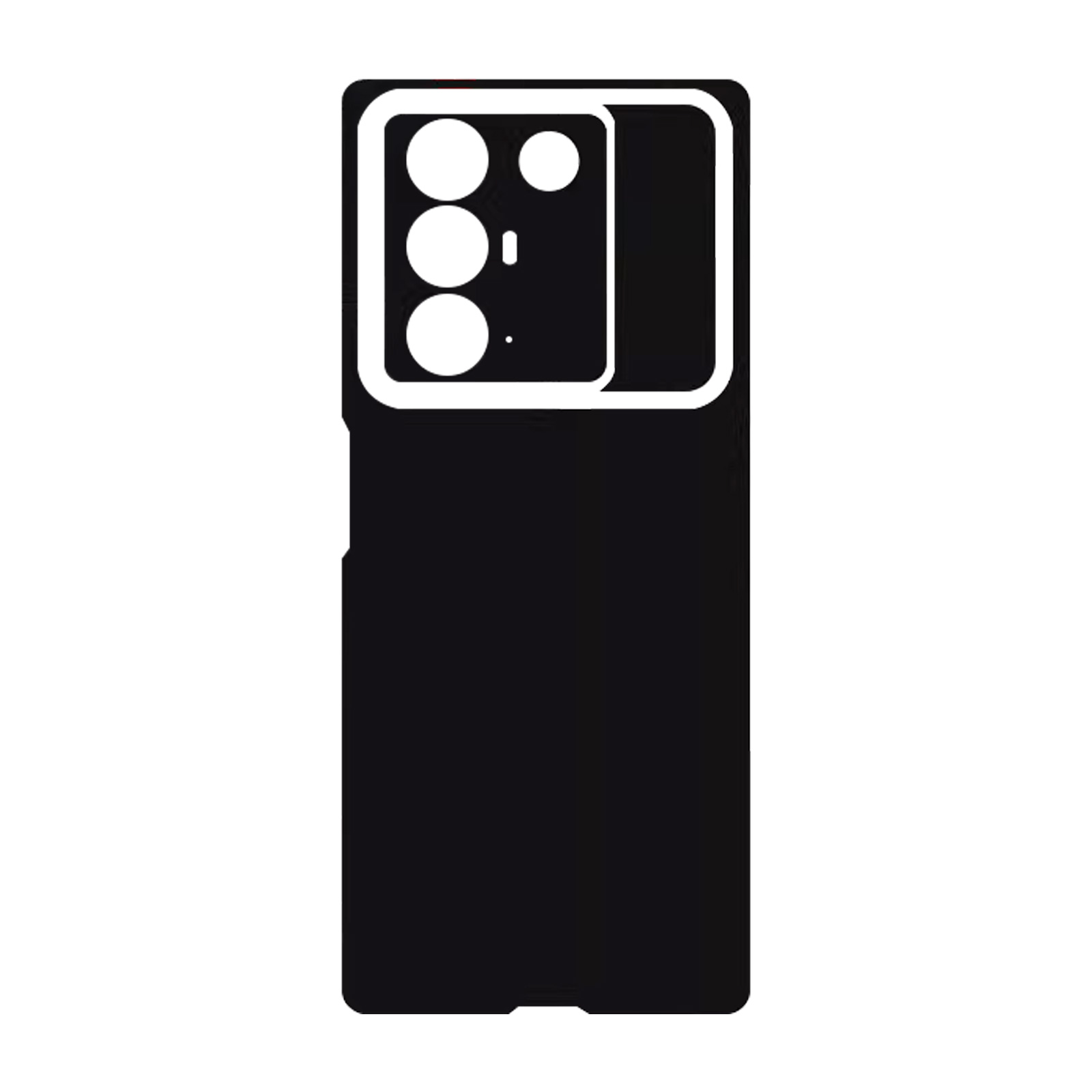 nubia ZTE ヌビア nubia Fold フィルム 背面保護フィルム スキンシール 