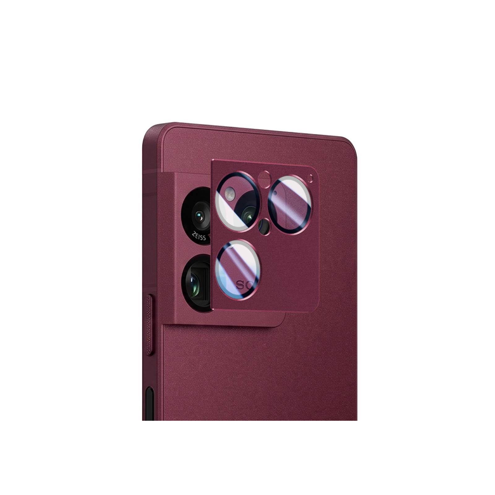 SONY Xperia 1 VIII専用一体型レンズ保護カバーアルミ合金と強化ガラス