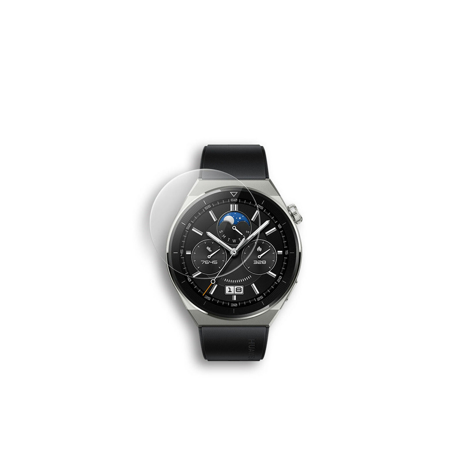 Huawei Watch GT3 SE  スマートバンド ウェアラブル端末・スマートウォッチ HD Film 画面保護フィルム  高透明 液晶保護 HD Film 強化ガラス 1枚セット｜coco-fit2018｜02