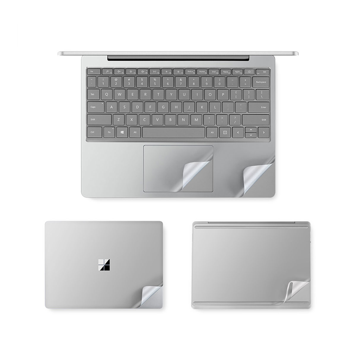 Microsoft Surface laptop Go2 シルバー カバー付き Microsoft Surface Laptop Go/Go 2/Go 3 12.4 インチ ノートPC