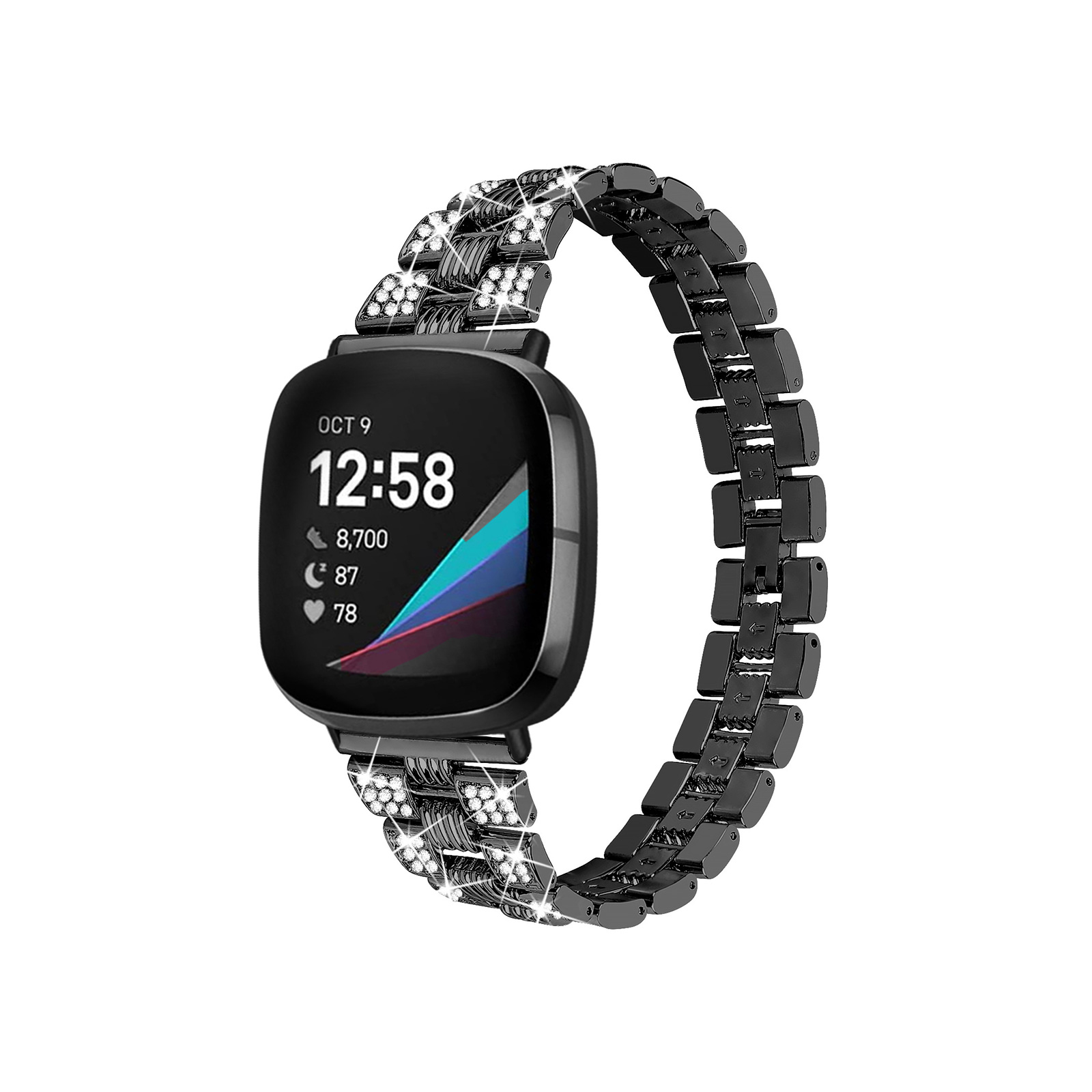 フィットビット Fitbit Versa4 Sense 2 用のがエレガントで おしゃれな