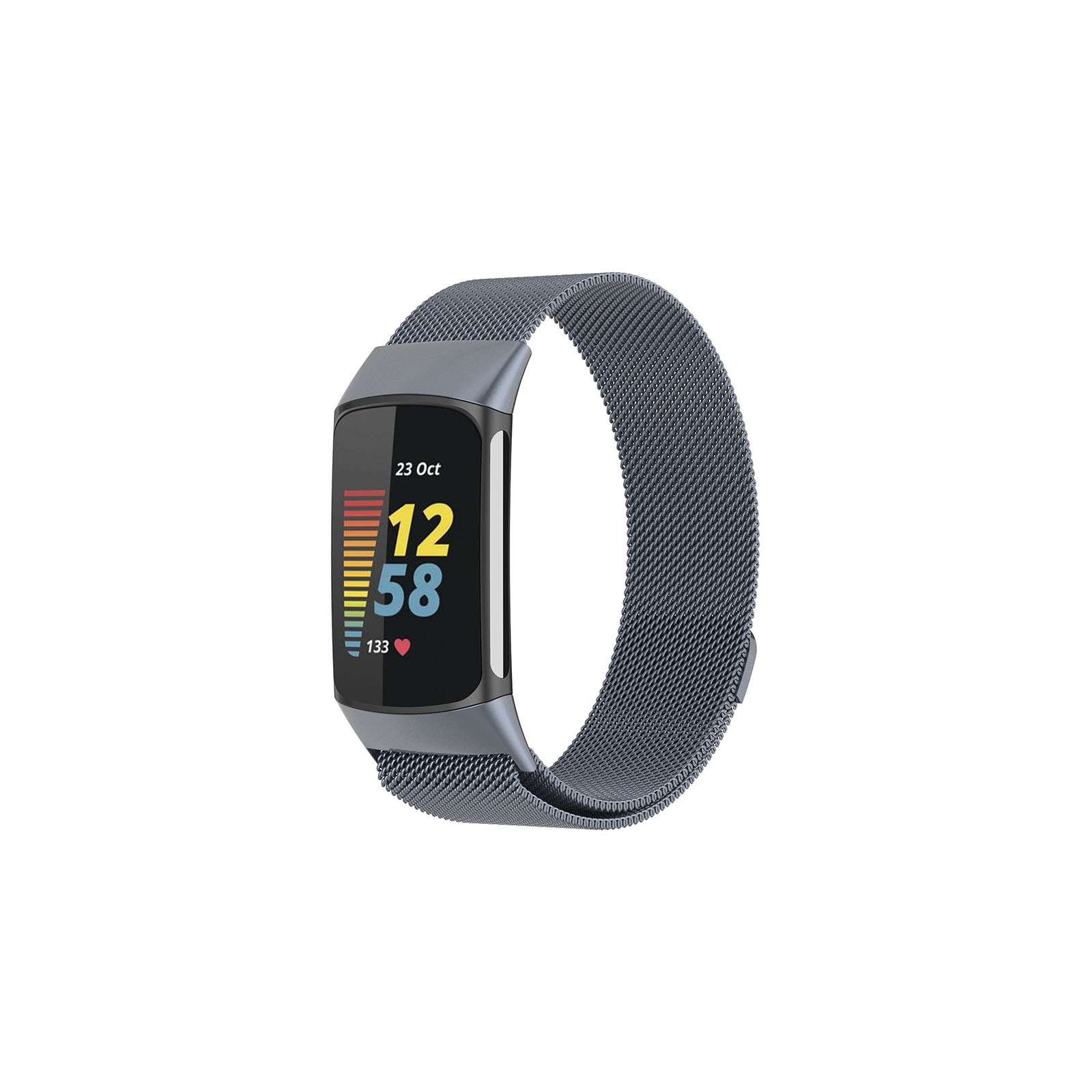 Fitbit Charge 6 Coral Band / Champagne Gold Aluminum Case