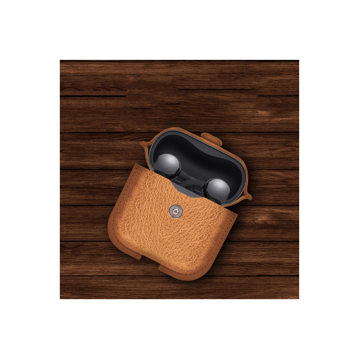 HUAWEI FreeClip 2 ケース付　ほぼ新品 Case for Huawei FreeClip 2, Premium Leather Earphone Case
