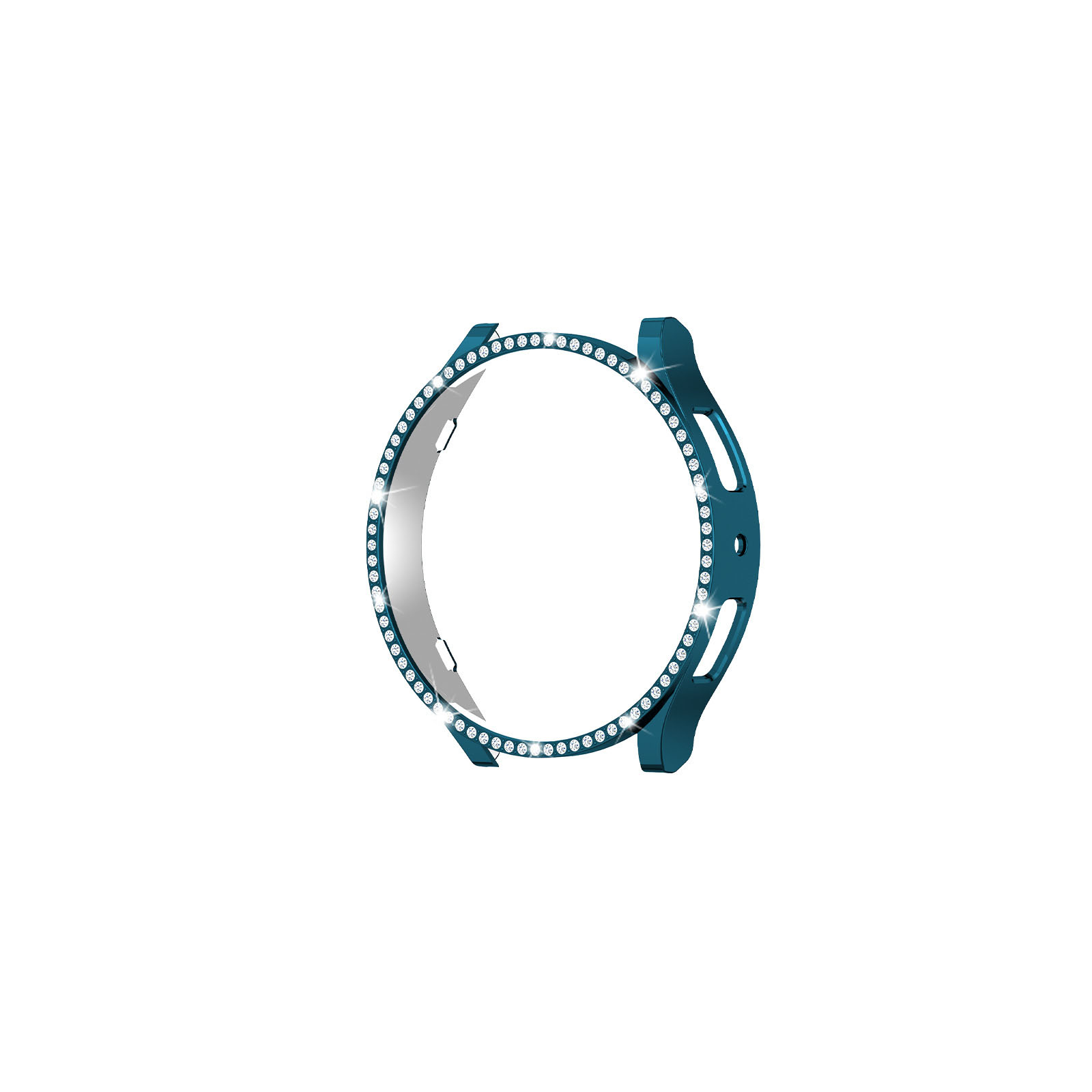 Samsung Galaxy Watch6 40mm 44mm ケース  カバー ラインストーン マルチカラー PC プラスチック製 メッキ仕上げ ハードケース  CASE 耐衝撃カバー｜coco-fit2018｜02