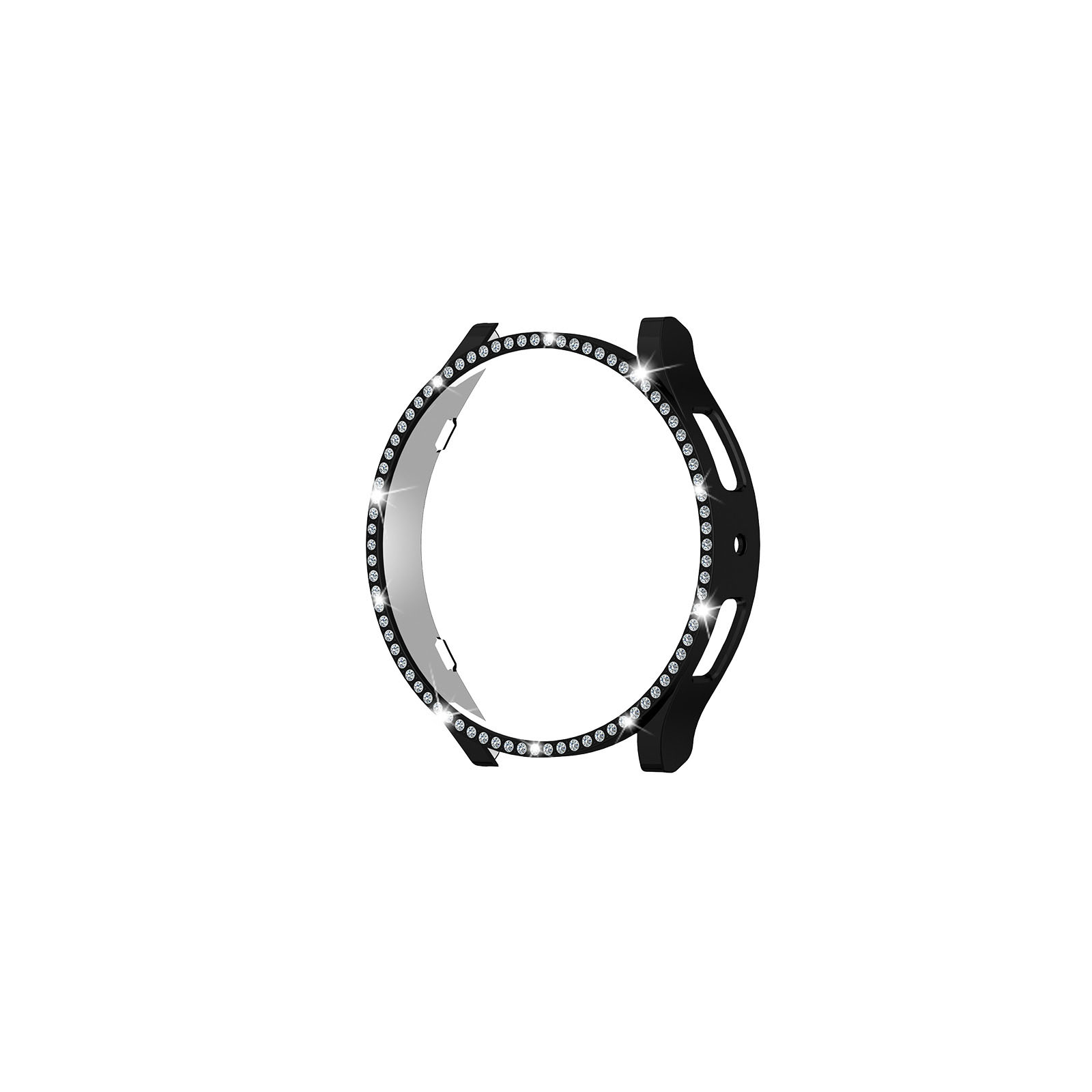 Samsung Galaxy Watch6 40mm 44mm ケース  カバー ラインストーン マルチカラー PC プラスチック製 メッキ仕上げ ハードケース  CASE 耐衝撃カバー｜coco-fit2018｜05