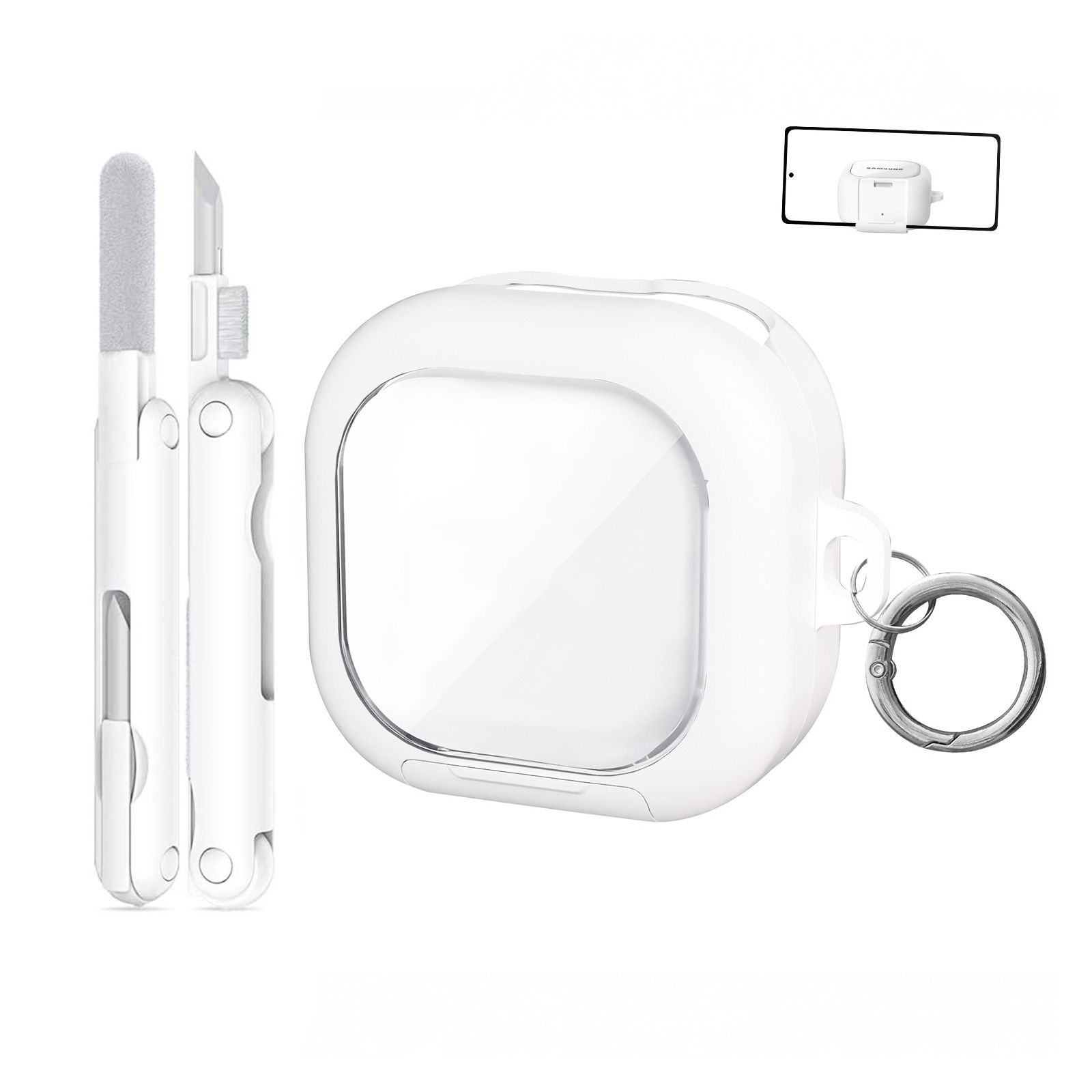 SAMSUNG（サムスン） ギャラクシー バッズ4 /バッド4プロ クリアケース