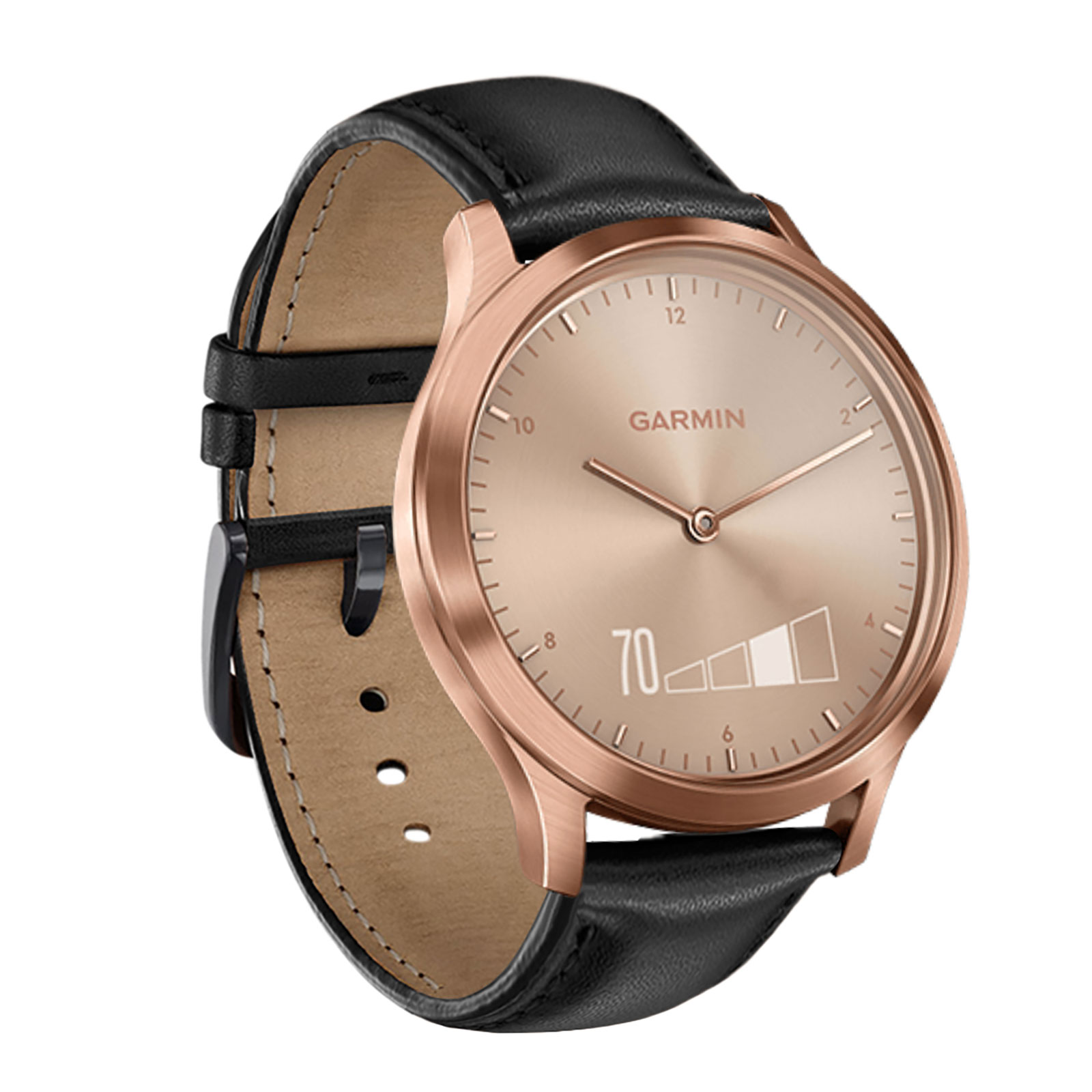 Garmin vivomove Trend スマートウォッチ PUレザー 腕時計ベルト