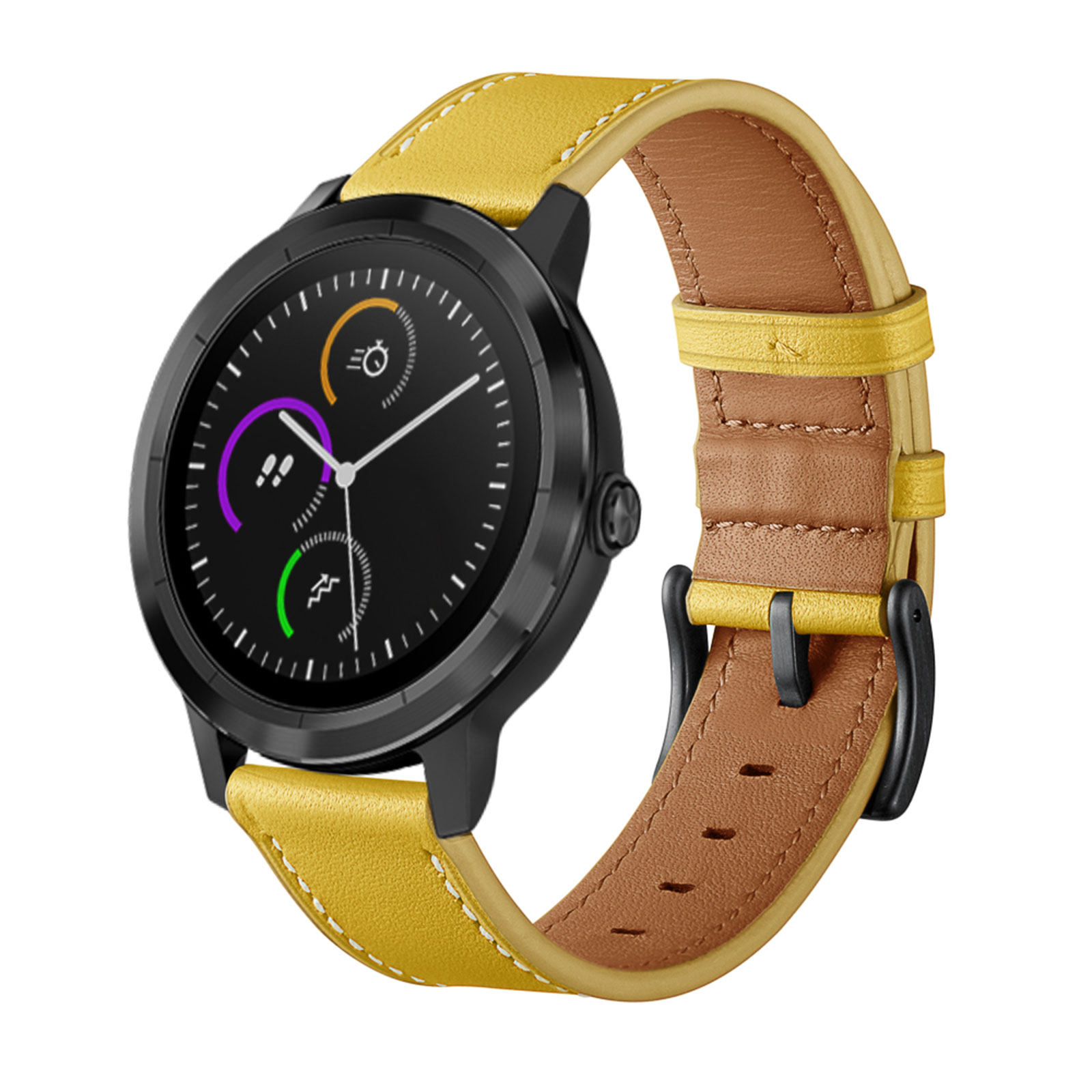 GARMIN ガーミン Venu 3 スマートウォッチ PUレザー 腕時計ベルト