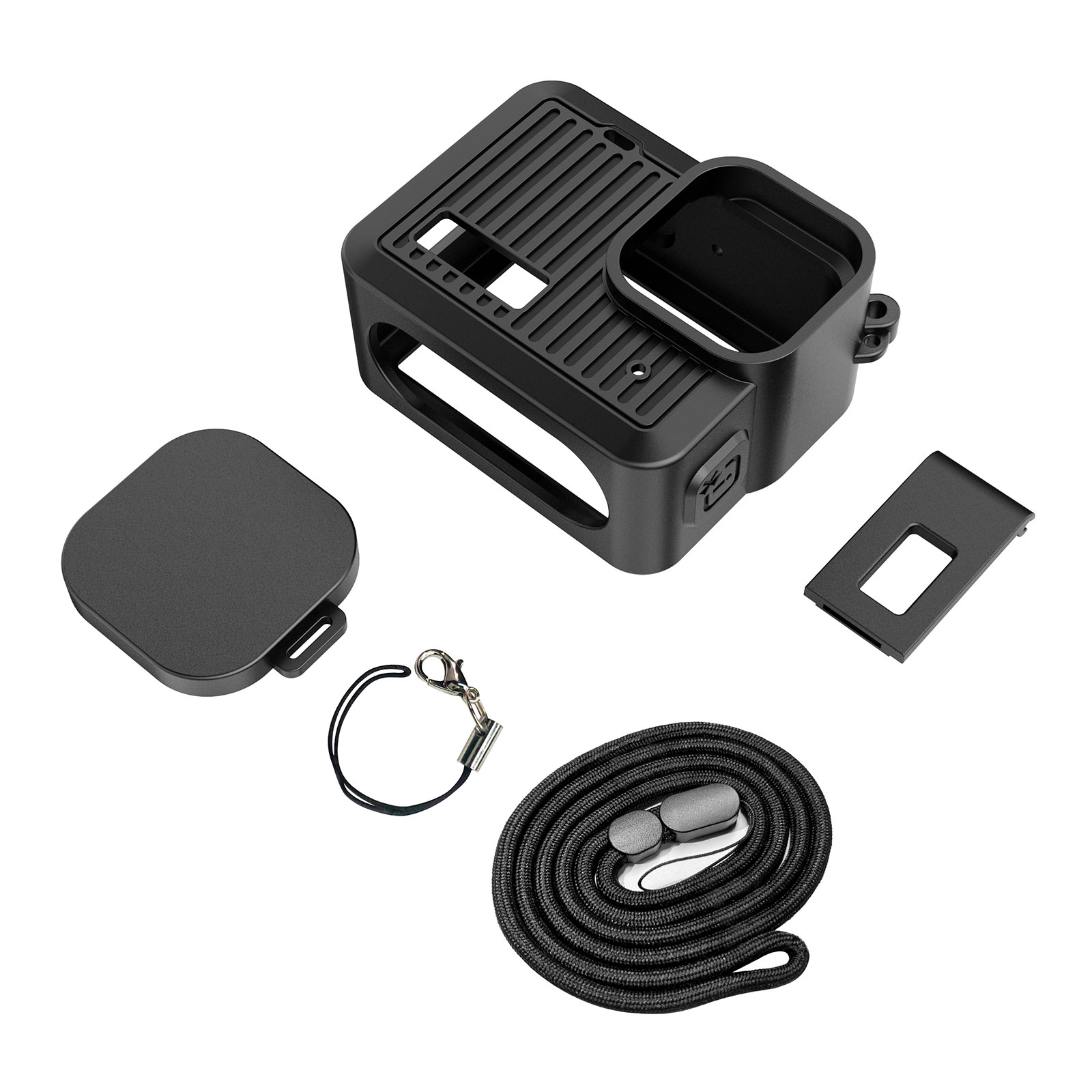 GoPro HERO CHDHF-131-JP ケース 耐衝撃 カバー ゴープロヒーロー13 ブラック シリコン素材製 レンズ保護カバー付き ビデオカメラ ソフトカバー  CASE | GoPro | 01