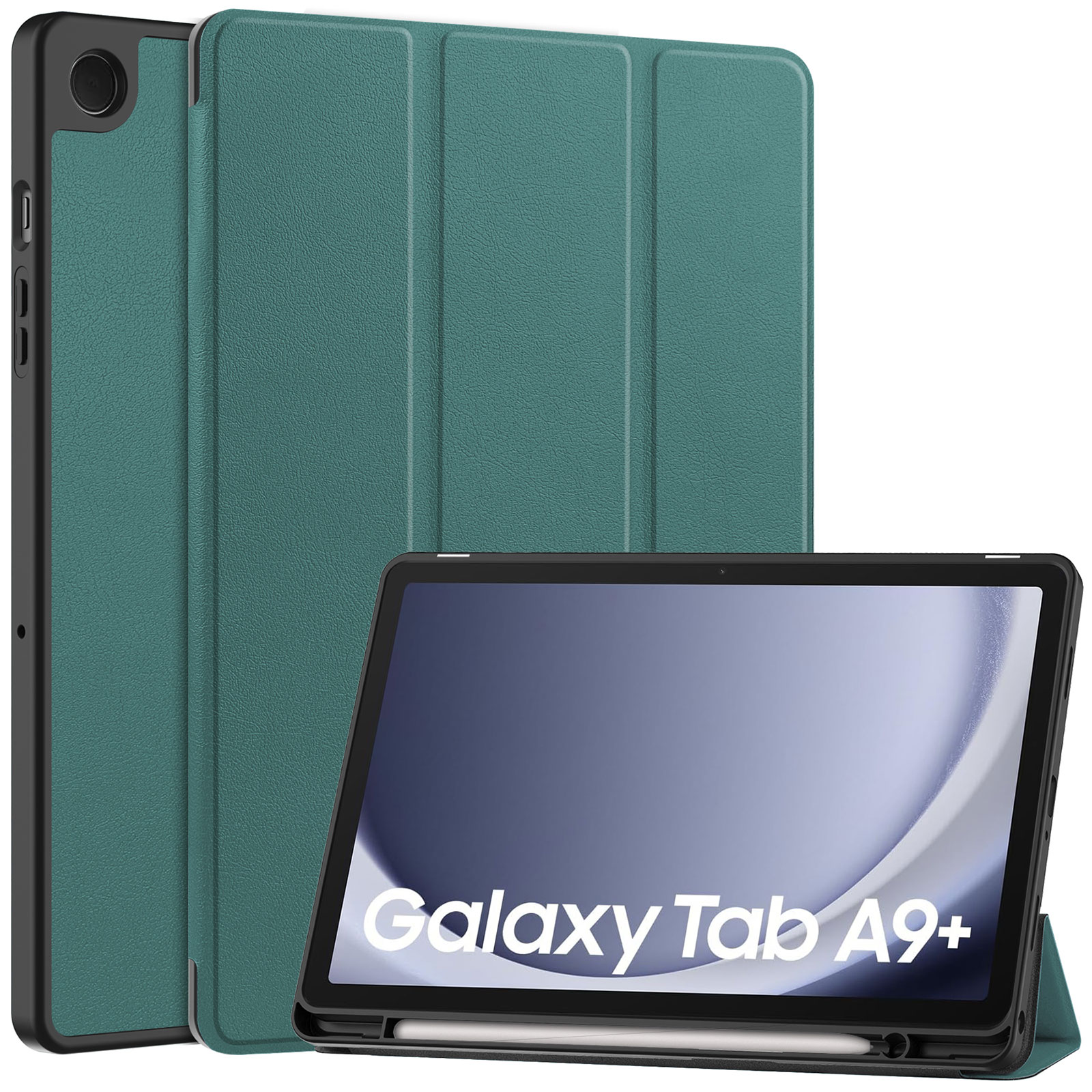 Galaxy Tab A9+ ケース 耐衝撃 カバー TPUとPUレザー おしゃれ スタンド機能 タブレットケース ギャラクシー タブ A9+ 手帳型カバー｜coco-fit2018｜04