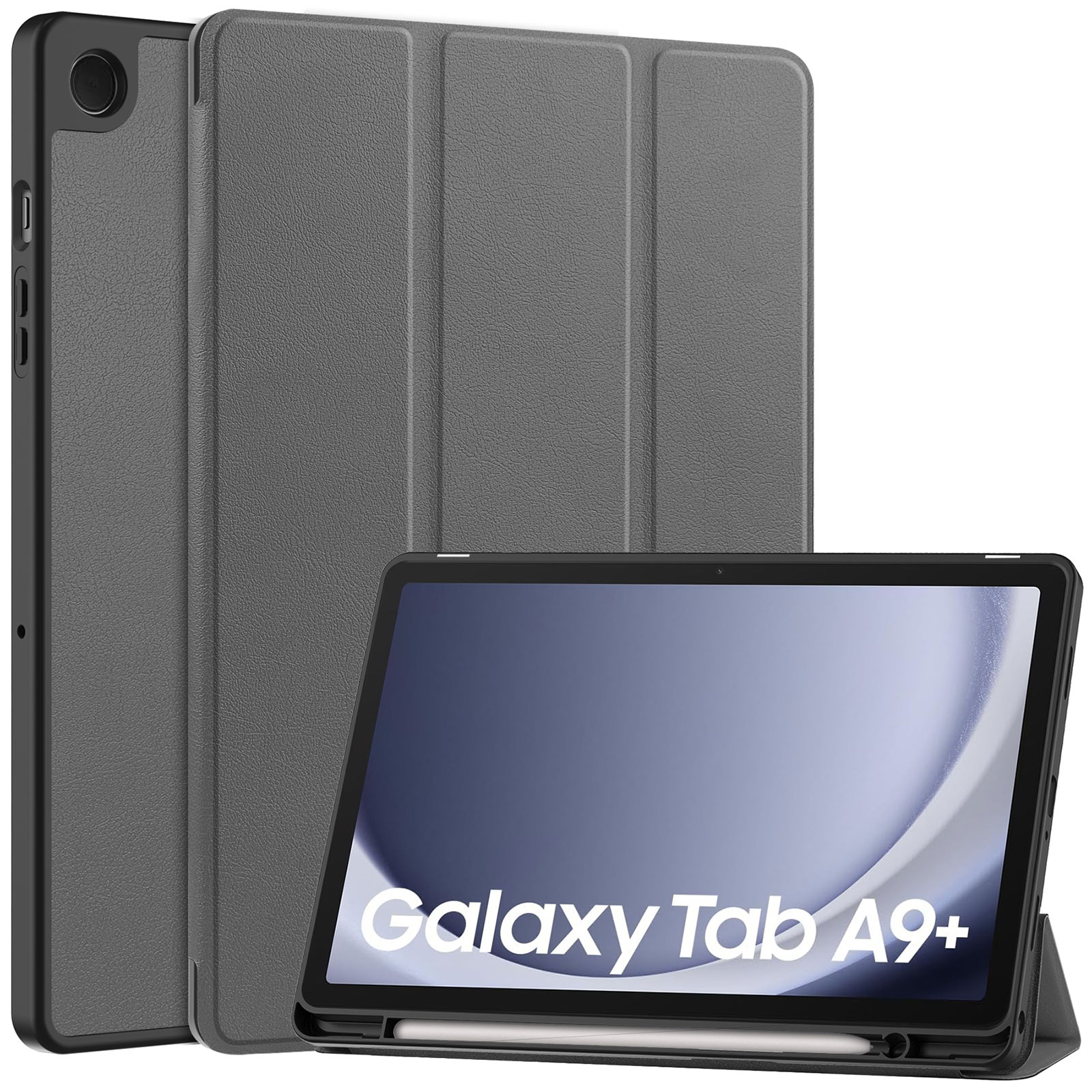 Galaxy Tab A9+ ケース 耐衝撃 カバー TPUとPUレザー おしゃれ スタンド機能 タブレットケース ギャラクシー タブ A9+ 手帳型カバー｜coco-fit2018｜05