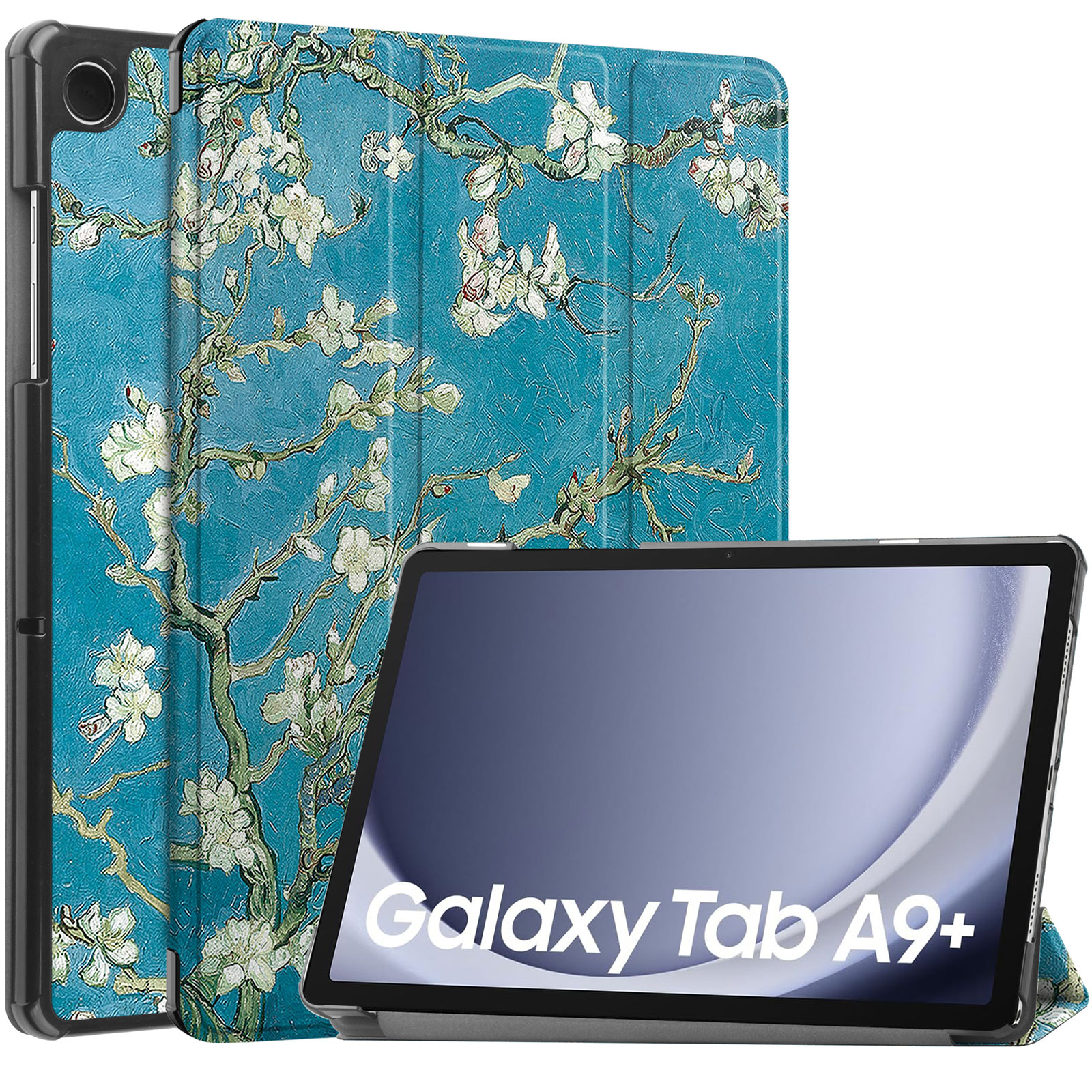 Galaxy Tab A9 A9+ ケース 耐衝撃 カバー PCとPUレザー おしゃれ ケース スタンド機能 カード収納 タブレットケース ギャラクシー タブA9 A9+ 手帳型カバー｜coco-fit2018｜03