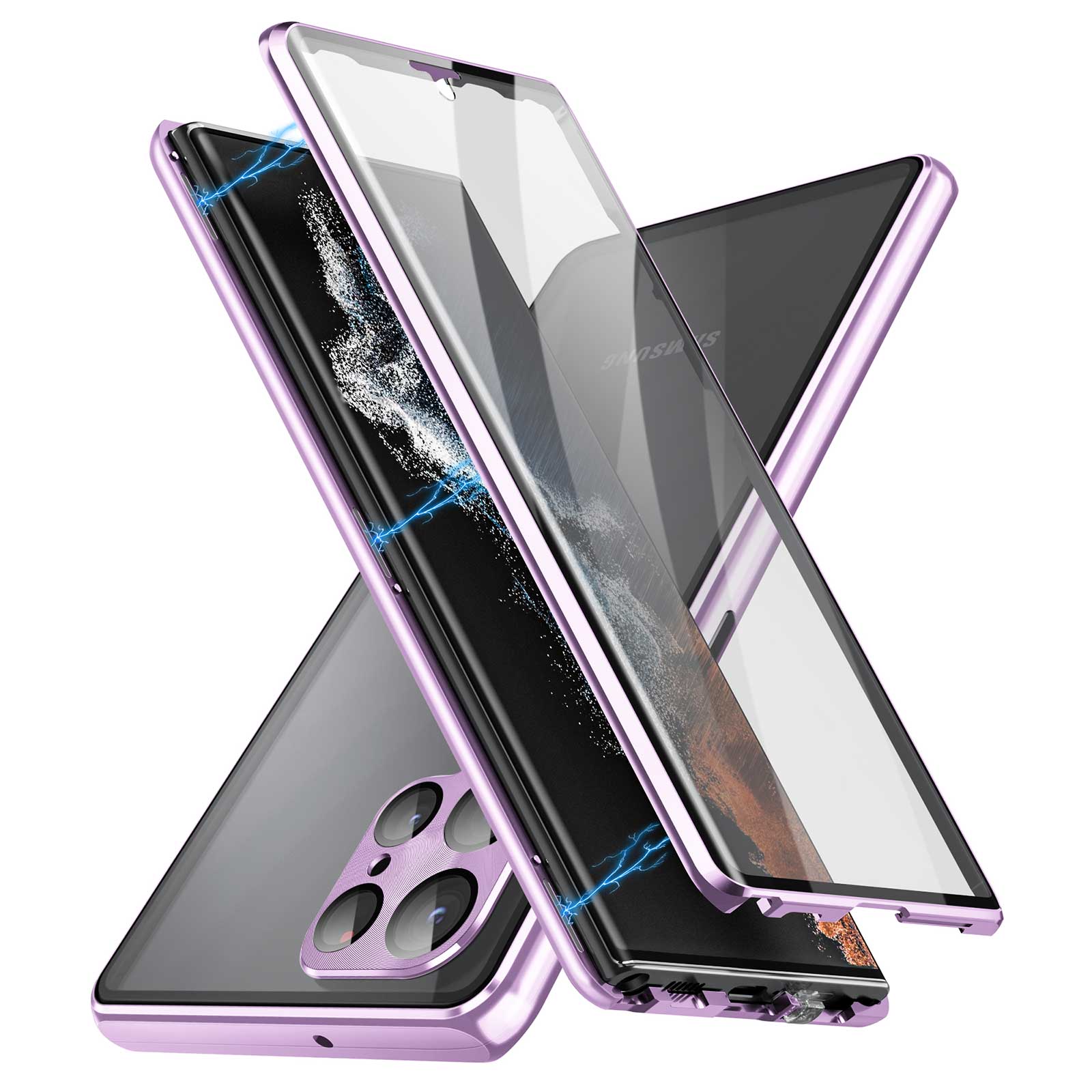 Samsung Galaxy S24+ 本体 ケース付き Samsung Galaxy S24 S24+ Ultra ケース 金属 アルミニウムバンパー