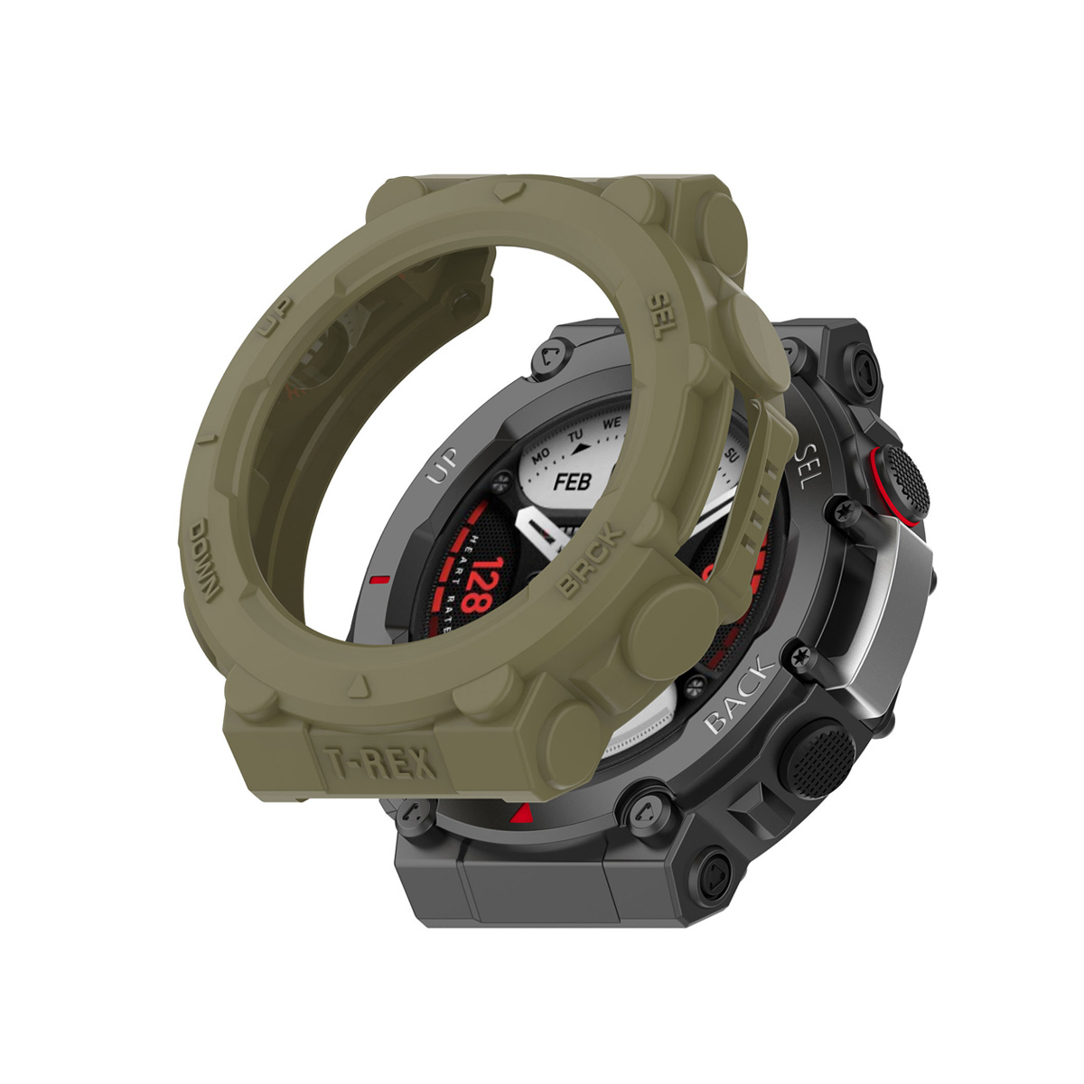 Amazfit T-Rex 2 ケース TPU シンプルで ソフトカバー CASE 耐衝撃 