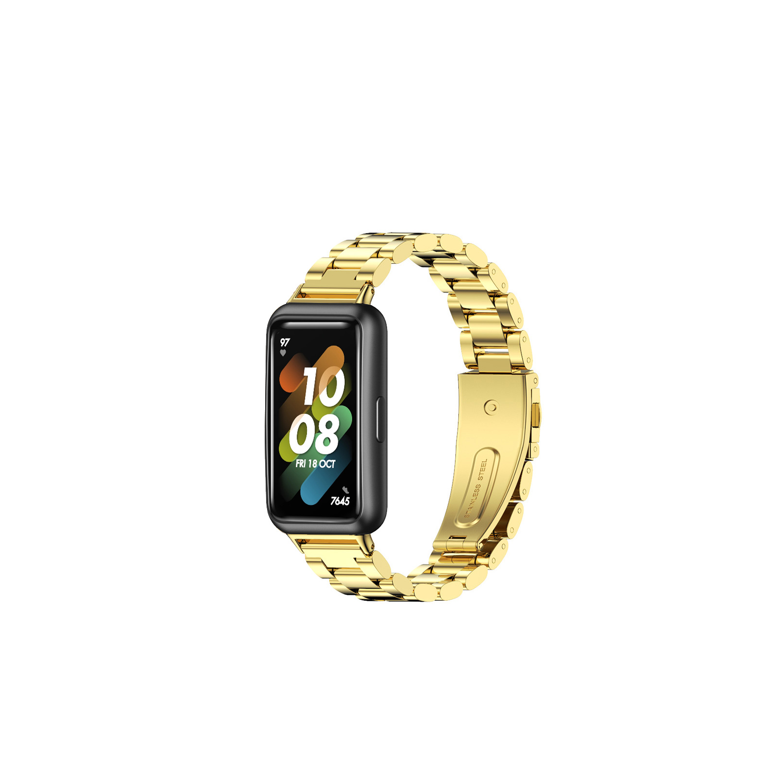 HUAWEI Band 7 交換 バンド オシャレな 高級ステンレス 交換用
