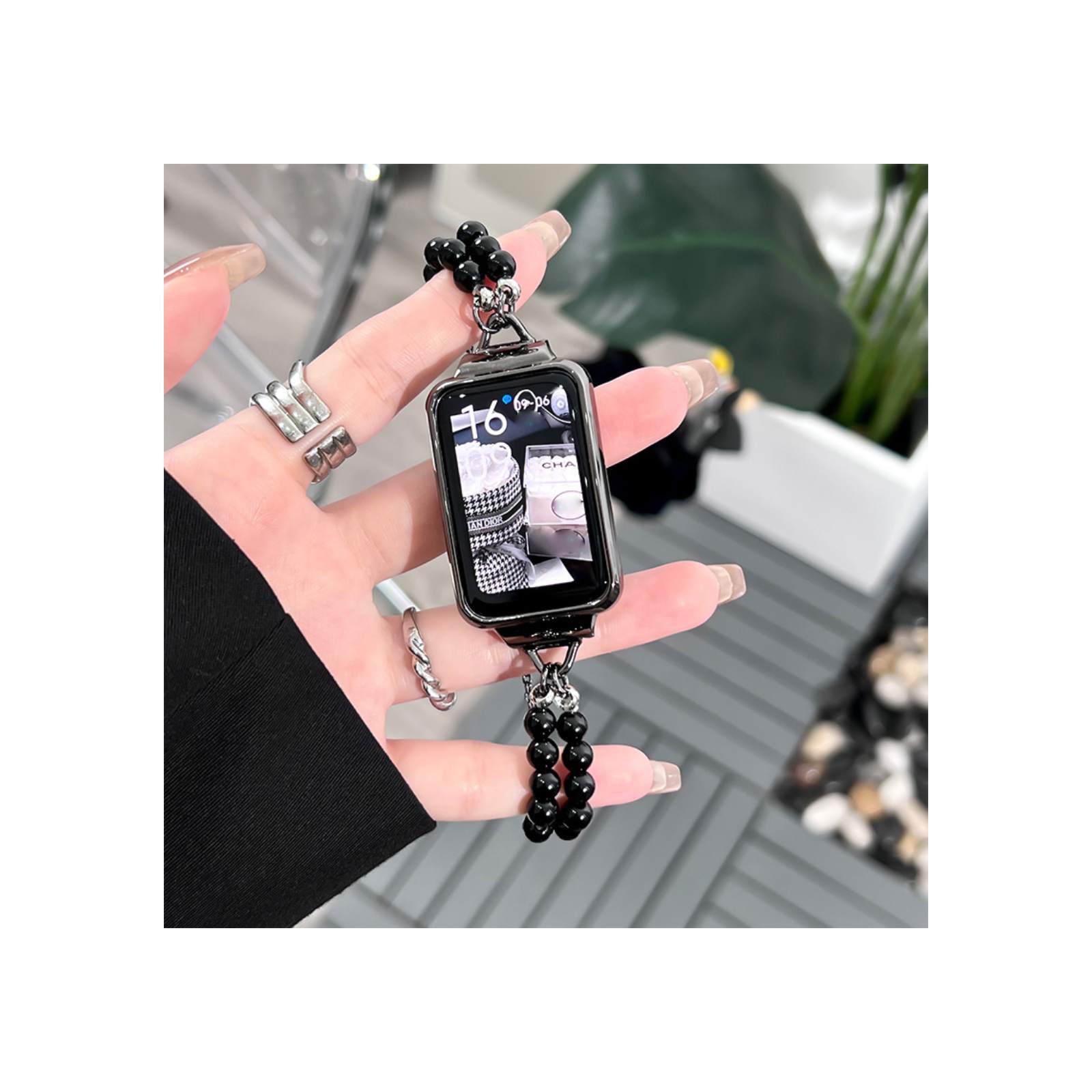 ファーウェイ バンド 8 用のがエレガントで おしゃれな 高級ステンレス