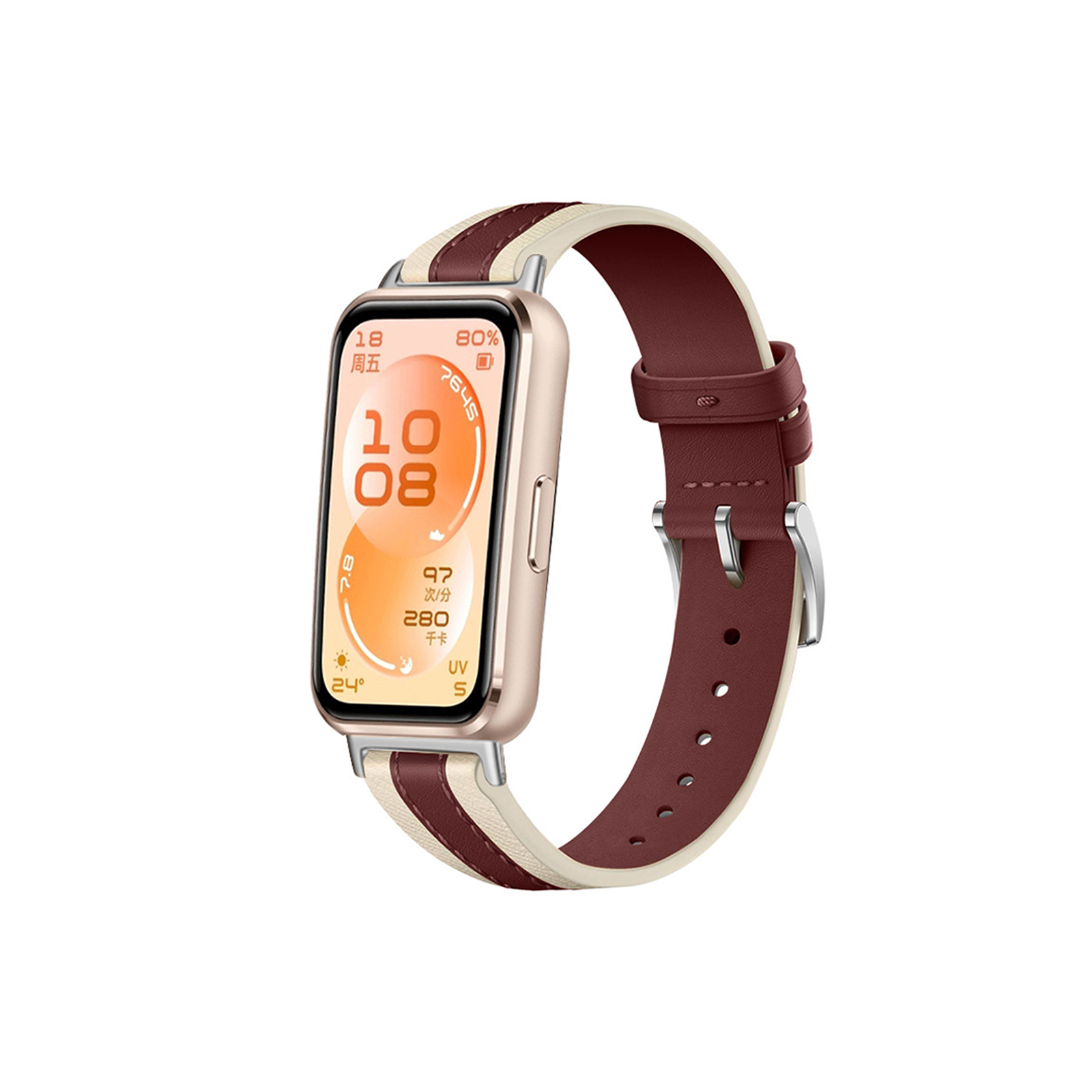 HUAWEI（ファーウェイ） Huawei Band 11 / 11 Pro 対応 PUレザーバンド
