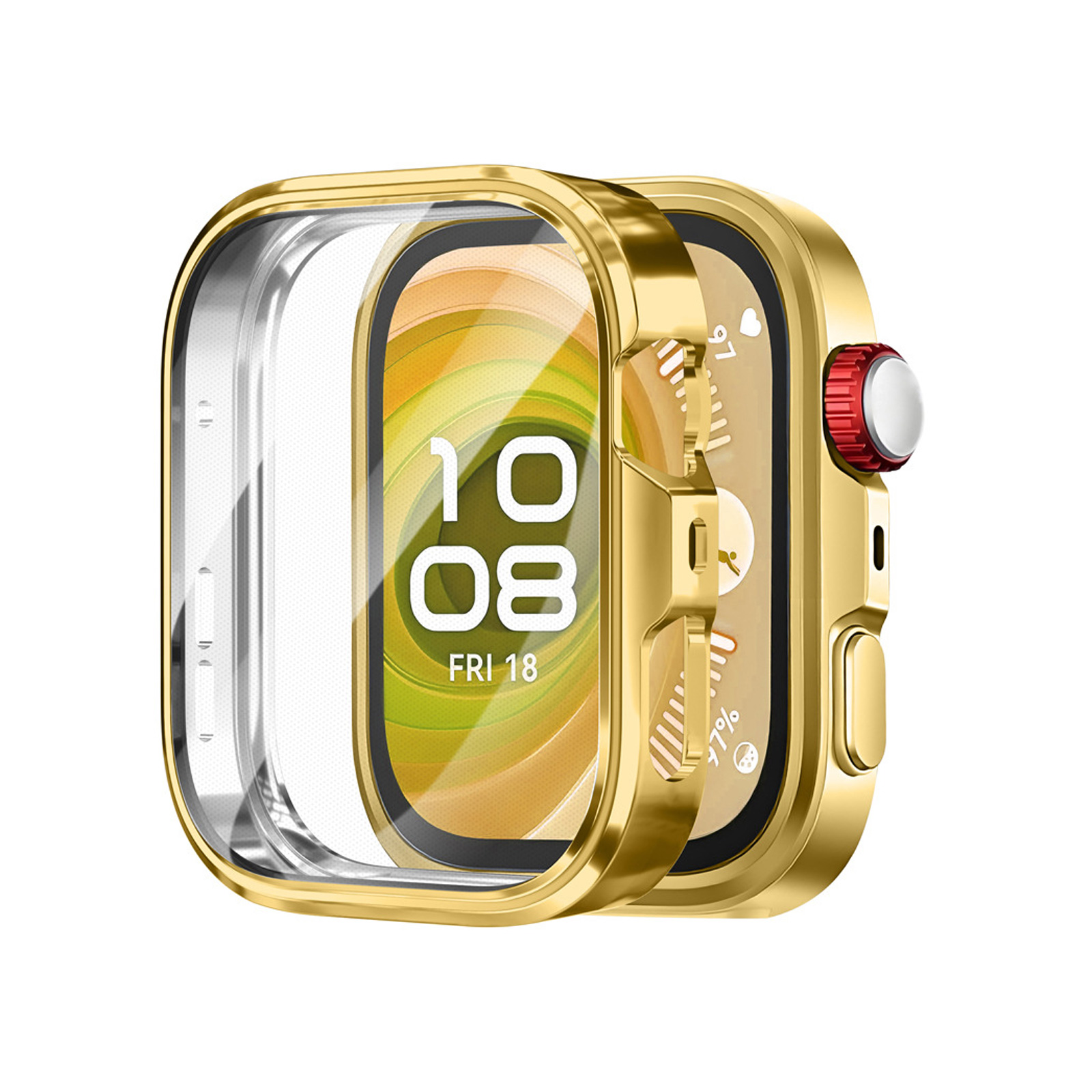 ファーウェイ ウォッチ Watch Fit 4 用の クリアケース TPU素材 Watch Fit 4 Pro CASE 耐衝撃 カッコいい 人気 マルチカラー カバー 一体型 ソフトケース | HUAWEI | 05