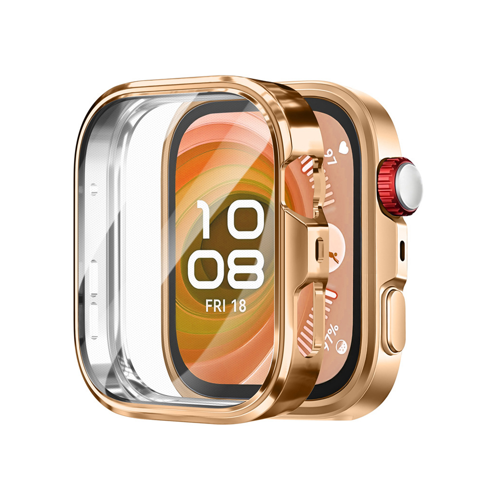 ファーウェイ ウォッチ Watch Fit 4 用の クリアケース TPU素材 Watch Fit 4 Pro CASE 耐衝撃 カッコいい 人気 マルチカラー カバー 一体型 ソフトケース | HUAWEI | 06