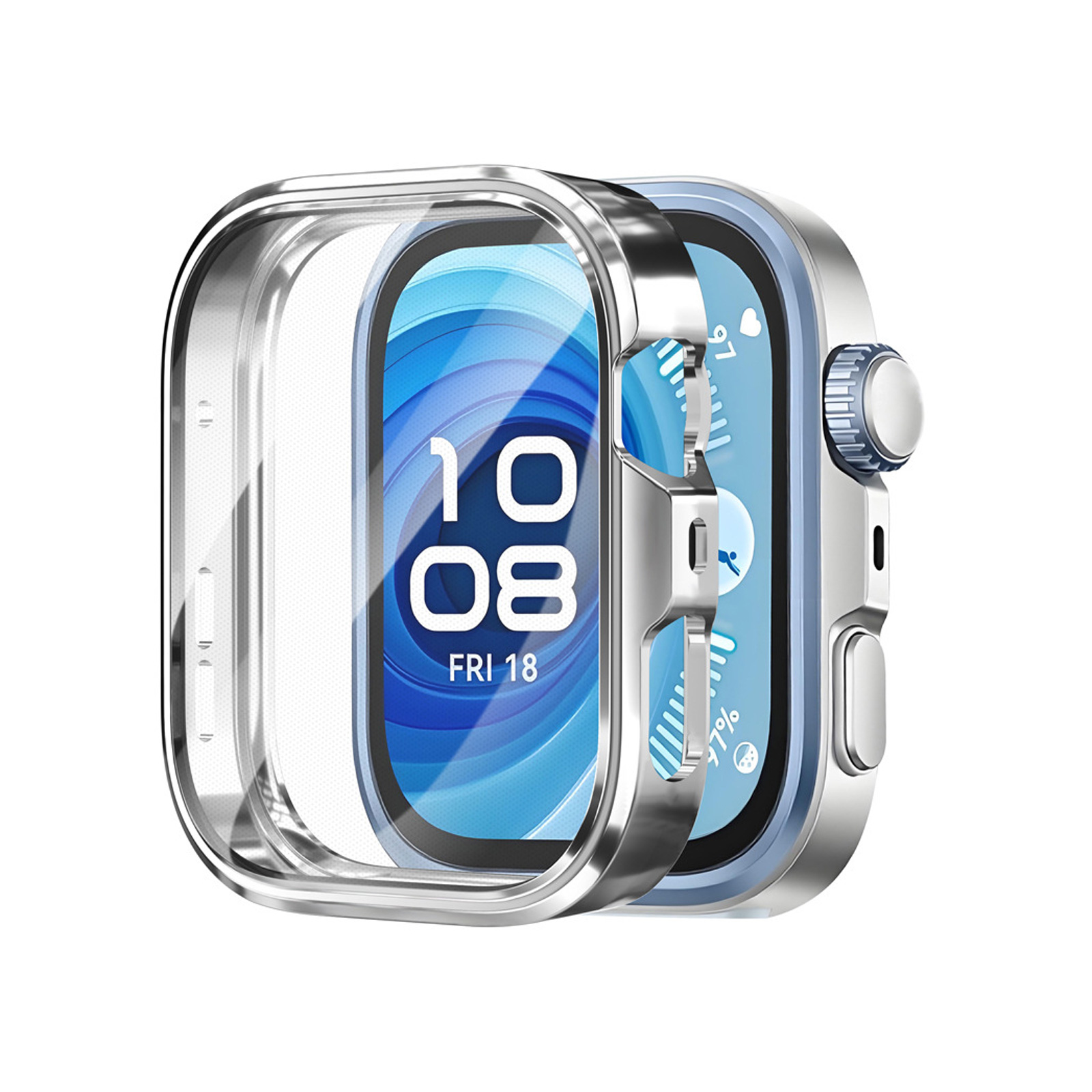 ファーウェイ ウォッチ Watch Fit 4 用の クリアケース TPU素材 Watch Fit 4 Pro CASE 耐衝撃 カッコいい 人気 マルチカラー カバー 一体型 ソフトケース | HUAWEI | 03