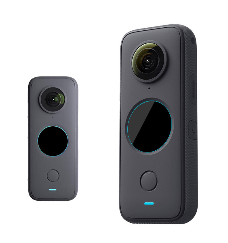 Insta360 ONE X2 ガラスフィルム 強化ガラス 硬度9H 液晶保護 傷つき防止 保護ガラス 2枚セット｜coco-fit2018｜02