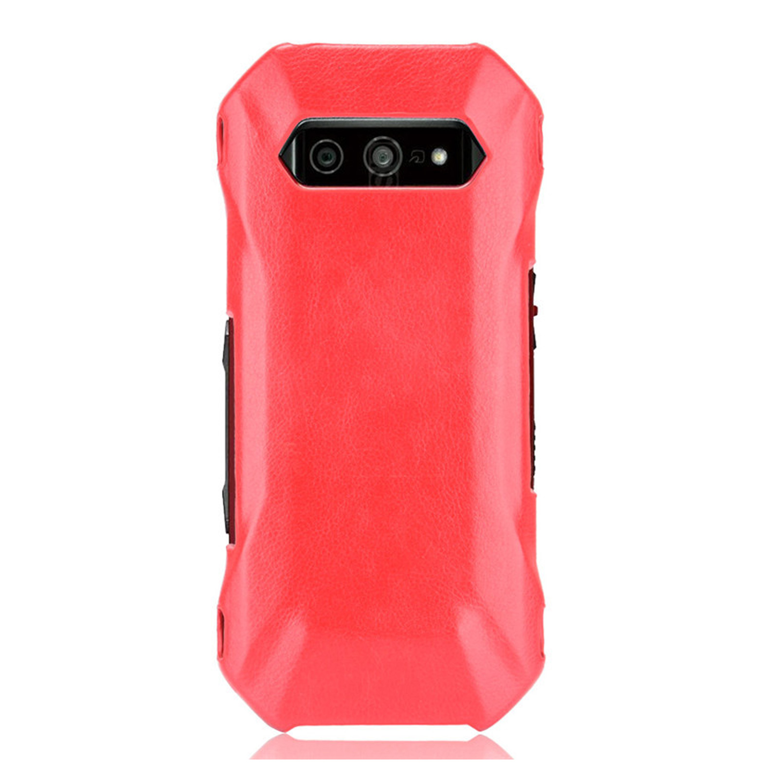 TORQUE 京セラ KYOCERA G07 用の プラスチック製 背面PUレザー調