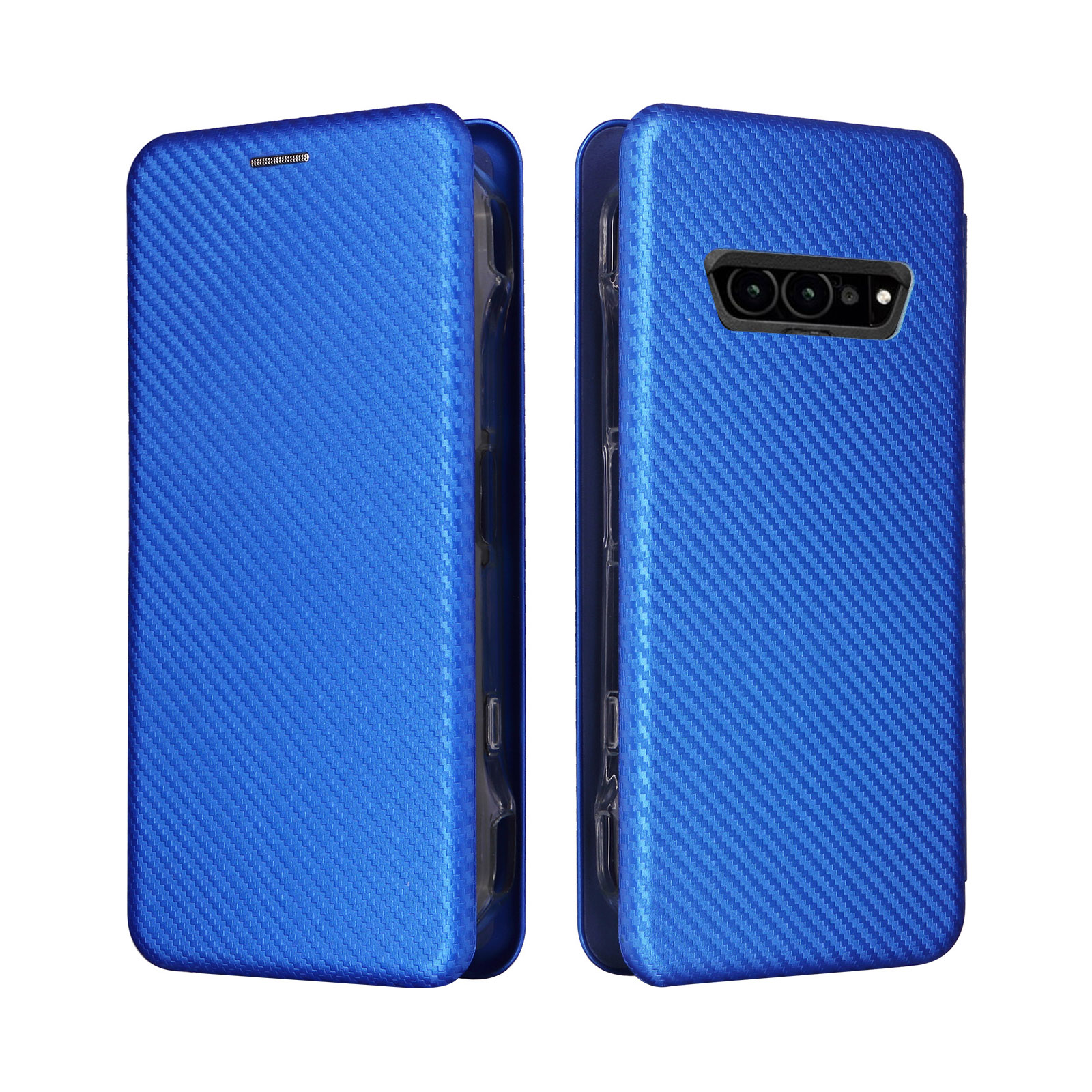 TORQUE G07 カバー（ブルー） TORQUE KYOCERA G07 ケース 耐衝撃 カバー カーボン調 便利性の高い