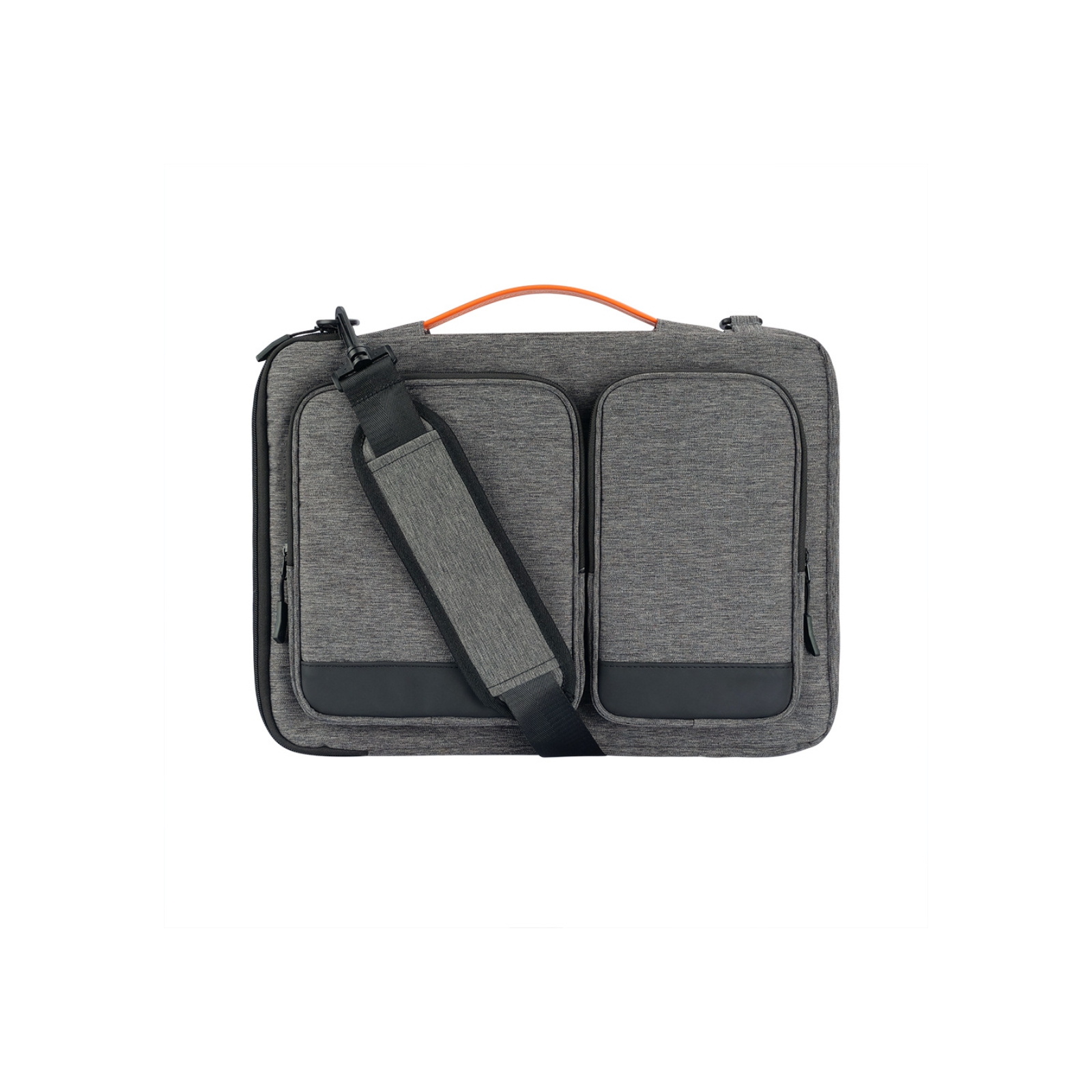 アップル マックブック エアー 15.3 インチ 2023モデル用の手触りの良い質感の布 ポケット付きの出張や外出時の持ち運びに便利なバッグ型の保護ケース｜coco-fit2018｜02
