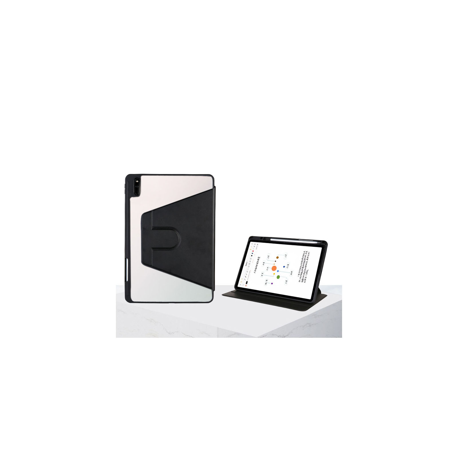 Huawei MatePad 11.5インチ 2023モデル ケース カバー タブレットケース おしゃれ CASE 手帳型カバー オートスリープ機能 スタンド機能 360度回転｜coco-fit2018｜02