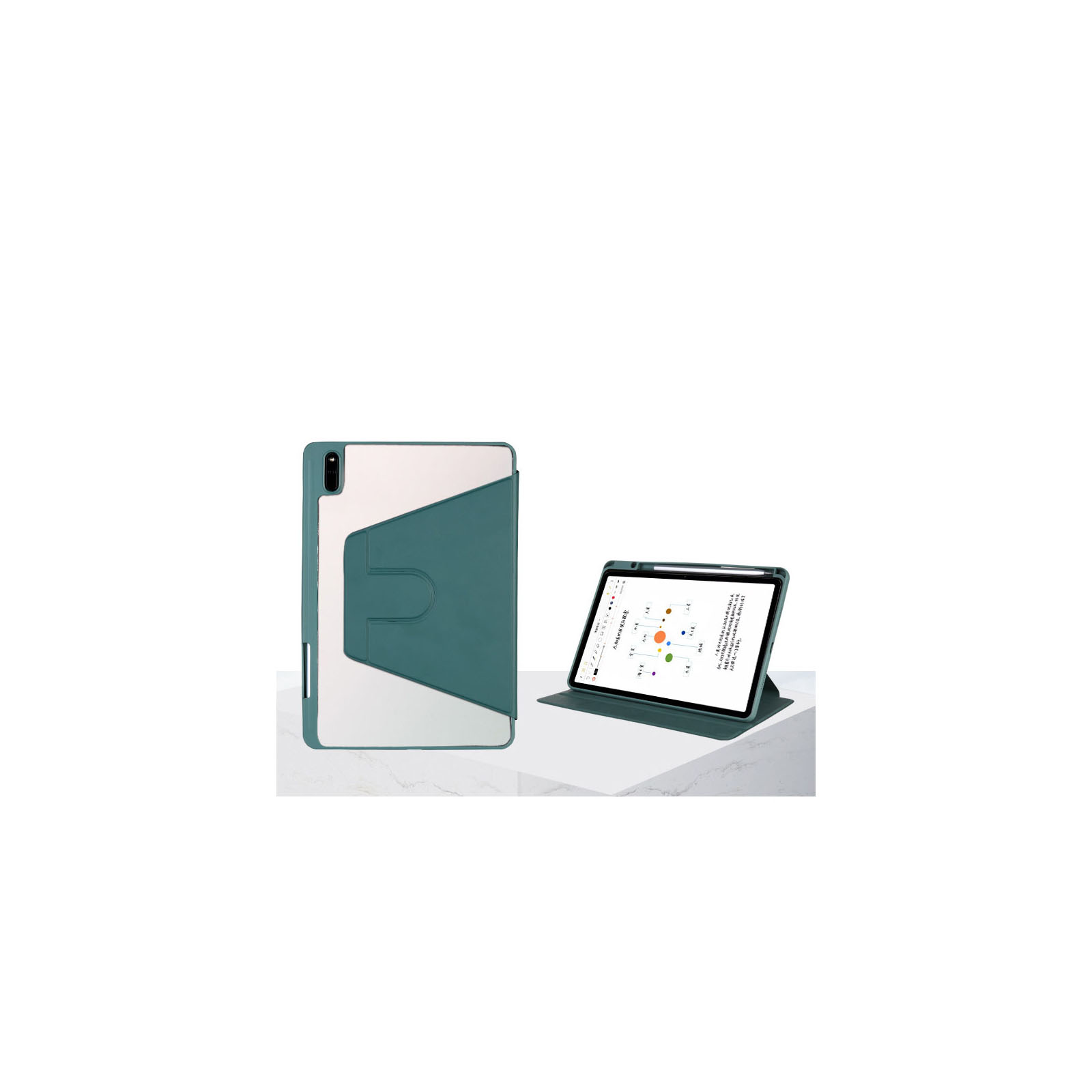 Huawei MatePad 11.5インチ 2023モデル ケース カバー タブレットケース おしゃれ CASE 手帳型カバー オートスリープ機能 スタンド機能 360度回転｜coco-fit2018｜06