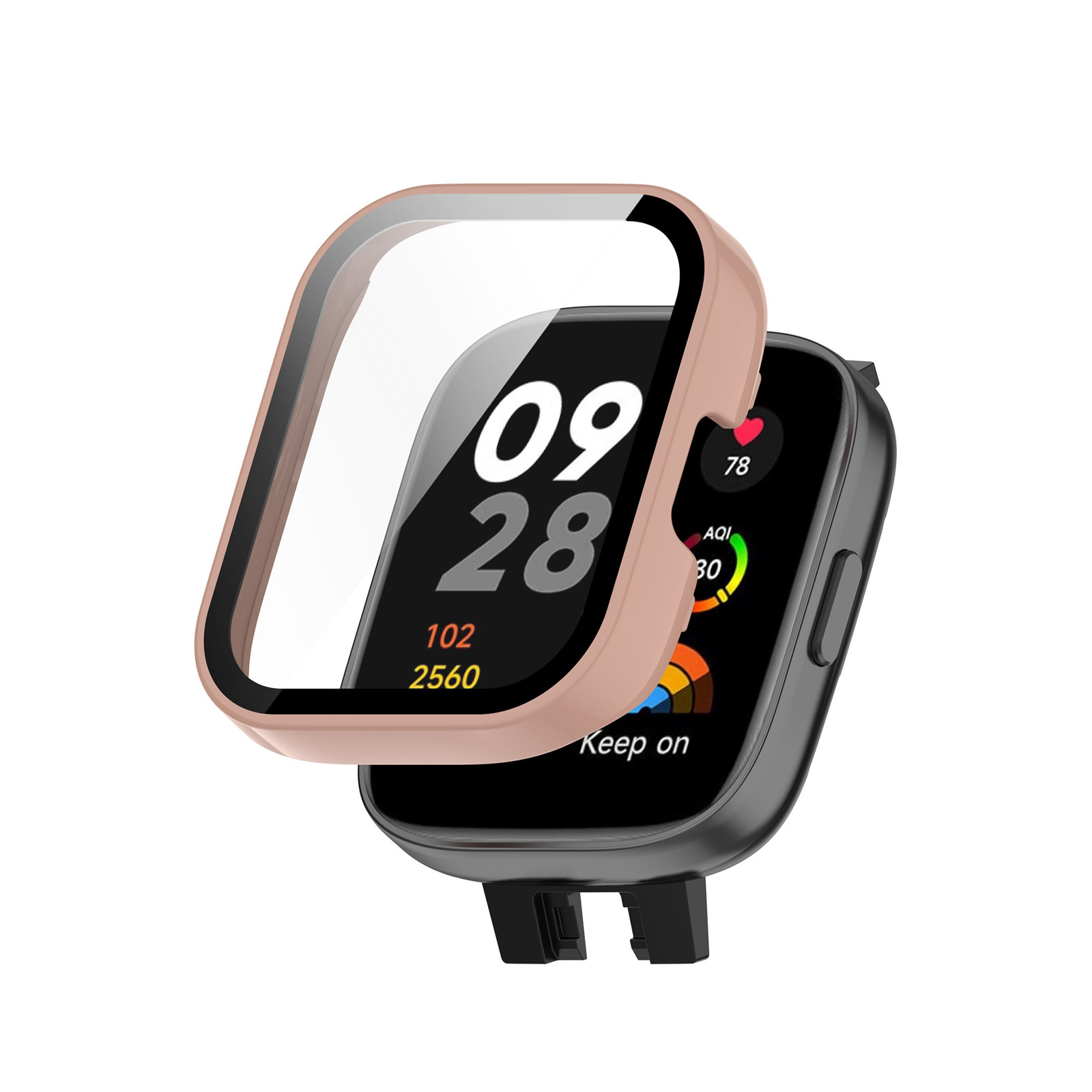 Redmi Watch 3 クリア ケース PC&強化ガラス 画面保護 2重構造 カバー CASE 耐衝撃 簡単装着 カッコいい 人気 簡易着脱 人気 CASE 保護ケース ハードケース｜coco-fit2018｜07