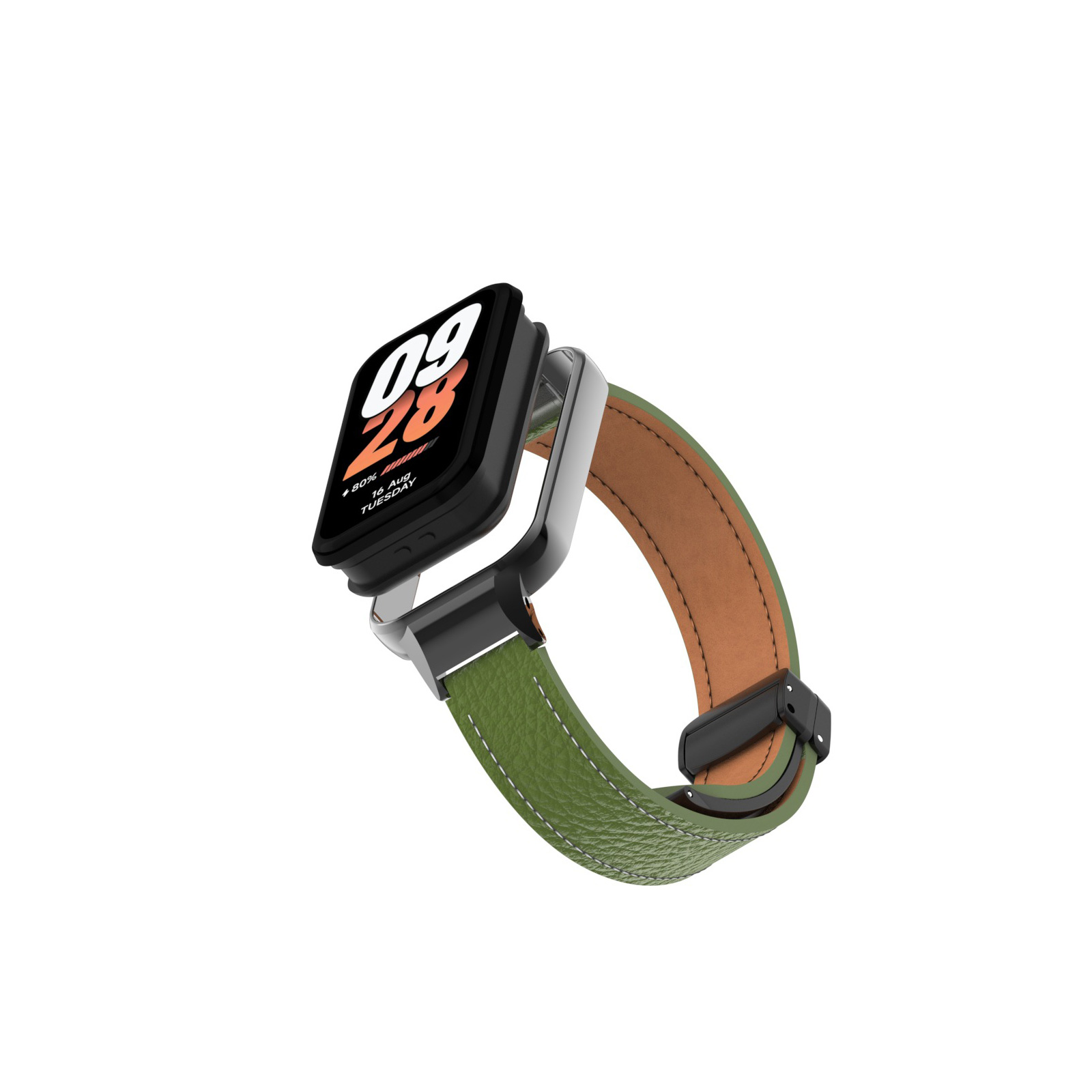 Xiaomi Smart Band 8 Active 交換 バンド PUレザー素材 おしゃれ 腕時計ベルト スポーツ ベルト 交換用 ベルト 替えベルト  腕時計バンド 交換ベルト｜coco-fit2018｜03
