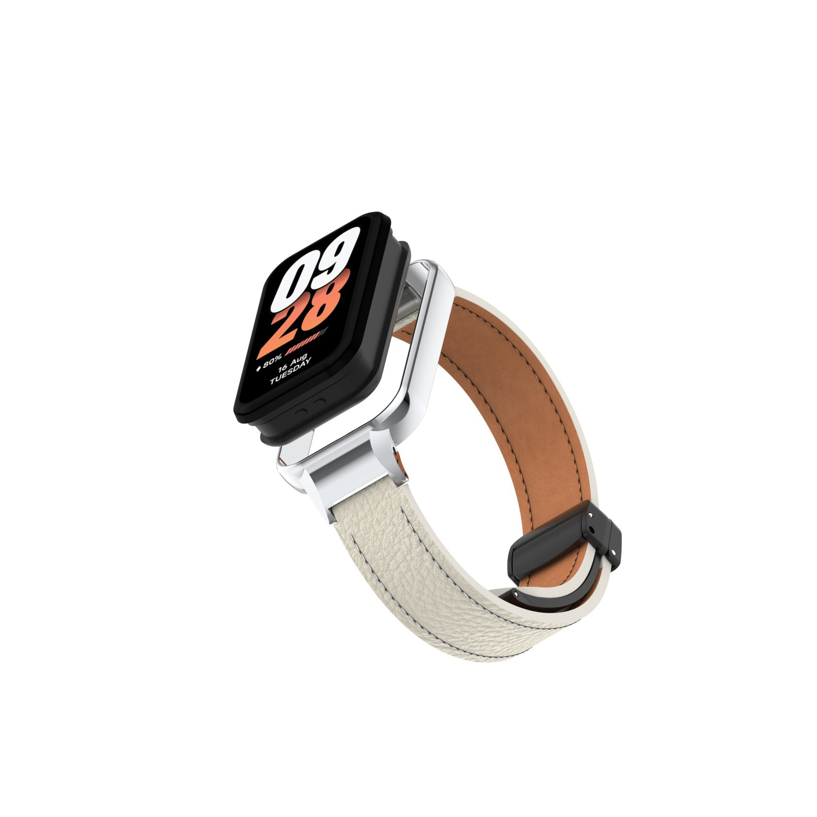 Xiaomi Smart Band 8 Active 交換 バンド PUレザー素材 おしゃれ 腕時計ベルト スポーツ ベルト 交換用 ベルト 替えベルト  腕時計バンド 交換ベルト｜coco-fit2018｜09