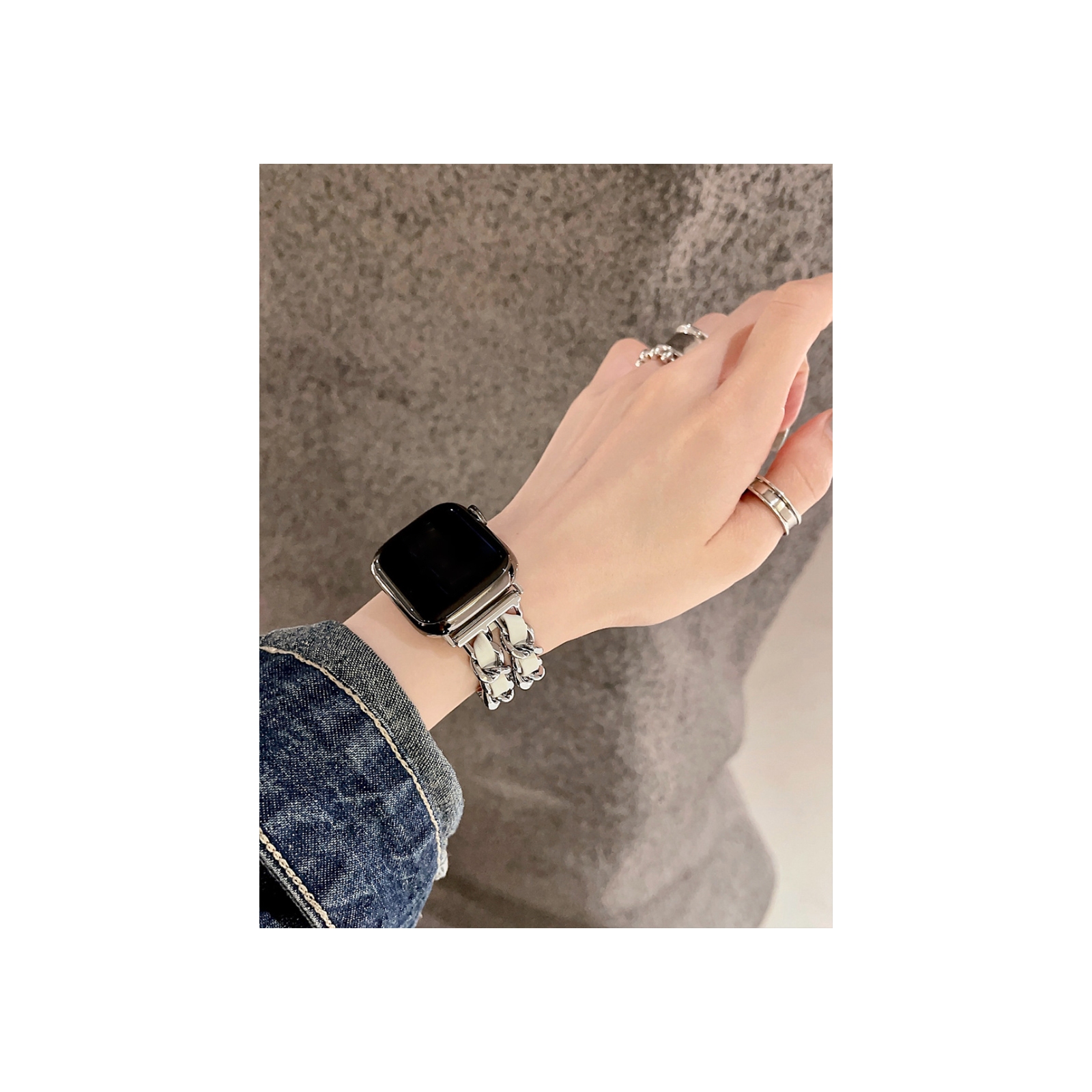 シャオミ Xiaomi Smart Band 8 Pro Redmi Watch 4 用の交換 バンド 高級ステンレス&PUレザー素材 腕時計ベルト スポーツ ベルト 替えベルト 簡単装着｜coco-fit2018｜04