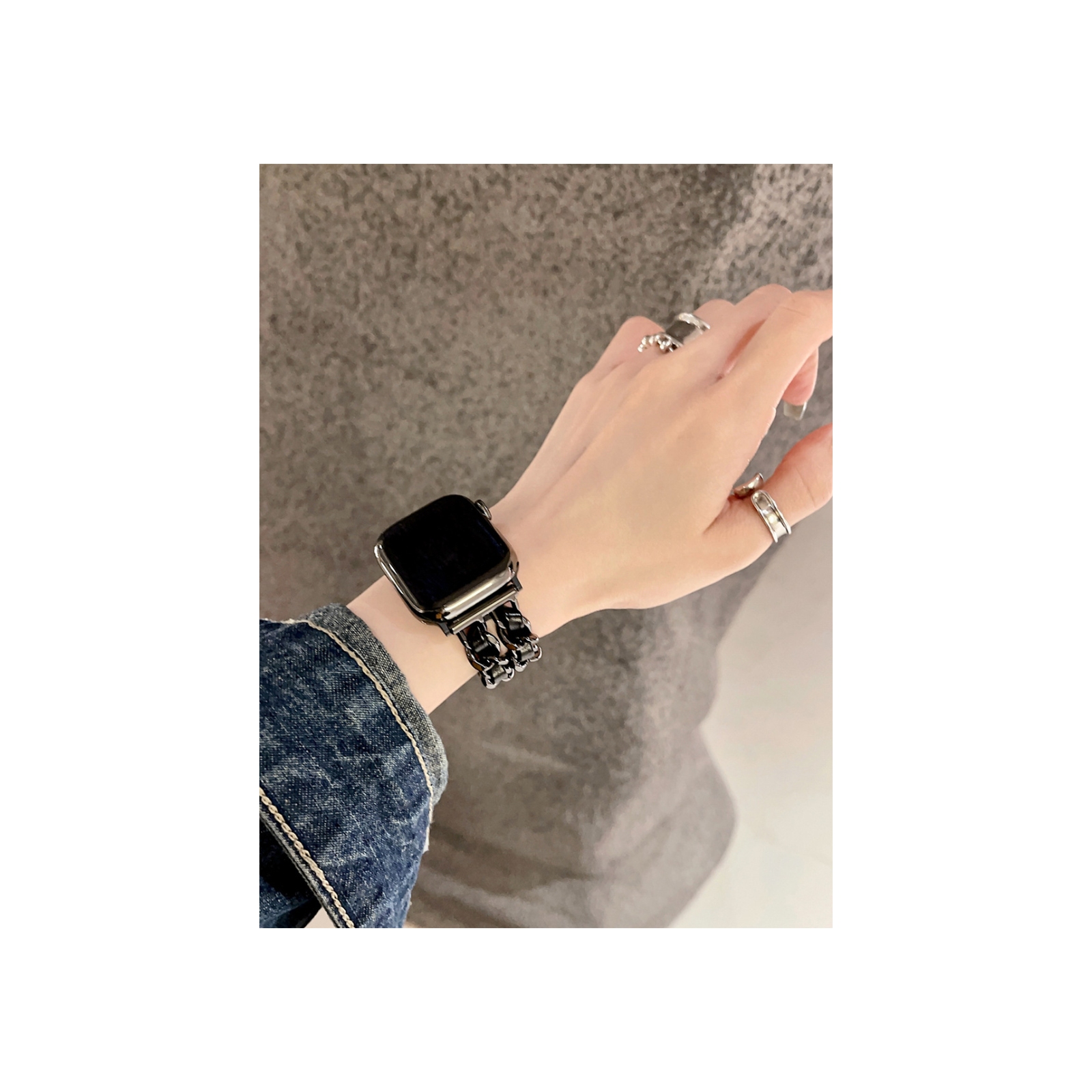 シャオミ Xiaomi Smart Band 8 Pro Redmi Watch 4 用の交換 バンド 高級ステンレス&PUレザー素材 腕時計ベルト スポーツ ベルト 替えベルト 簡単装着｜coco-fit2018｜05