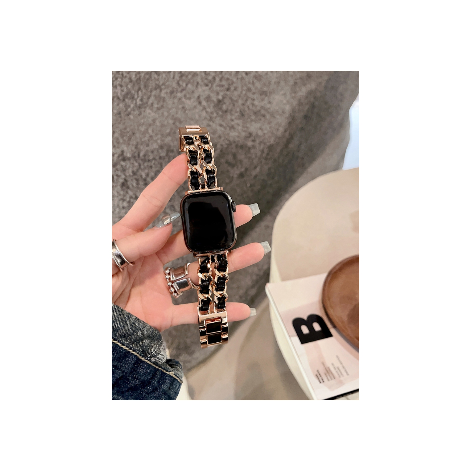 シャオミ Xiaomi Smart Band 8 Pro Redmi Watch 4 用の交換 バンド 高級ステンレス&PUレザー素材 腕時計ベルト スポーツ ベルト 替えベルト 簡単装着｜coco-fit2018｜06