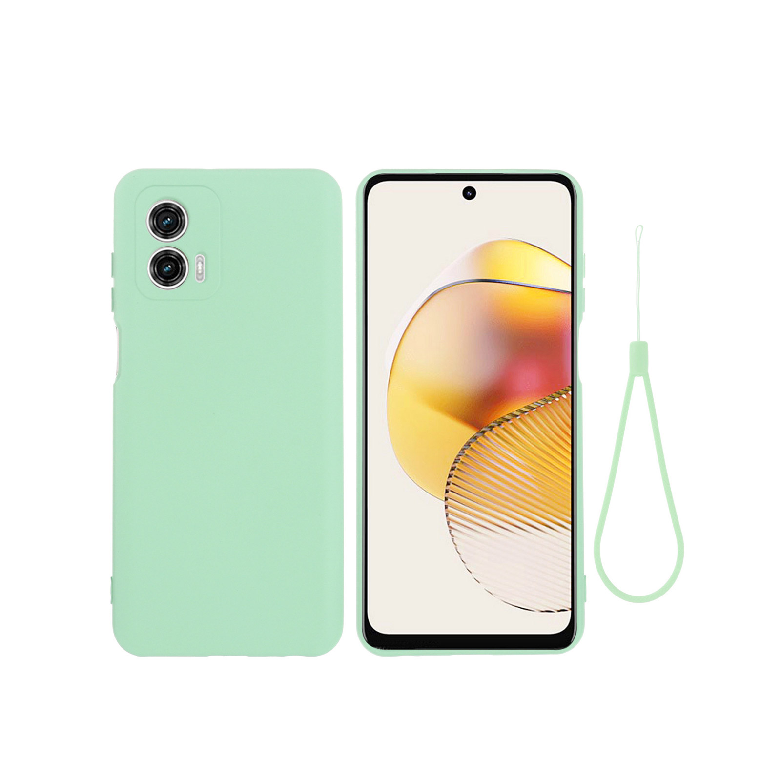moto g53y 5G ペールピンク（ロゴ入りケース、ガラスフィルム付き） Motorola moto g53j 5G g53y g53s クリア ケース CASE TPU素材 耐衝撃
