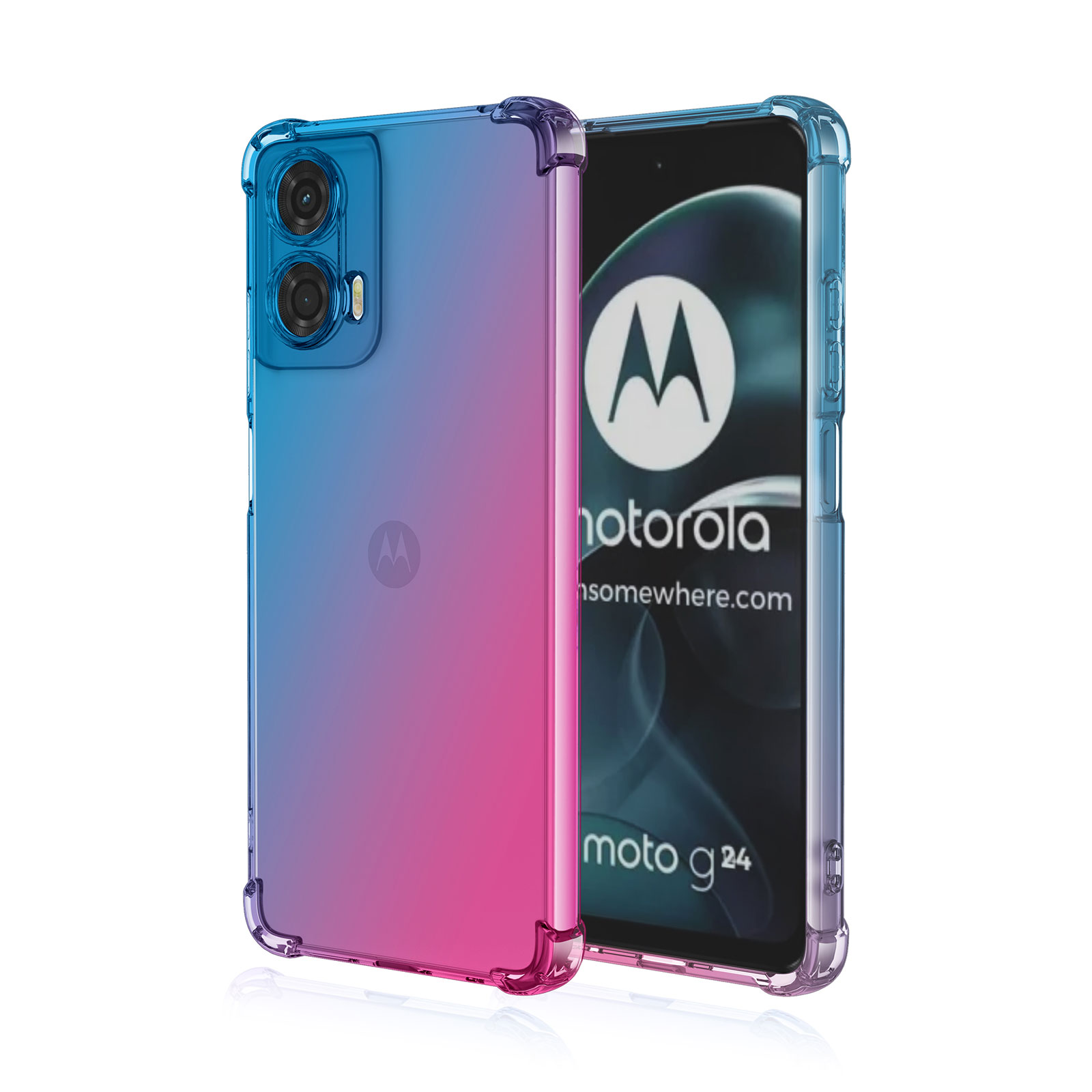 モトローラ モト motorola moto g24 ケース 耐衝撃 カバー CASE 衝撃に強いTPU素材 グラデーションタイプ 衝撃防止 人気 保護 背面カバー ソフトカバー CASE｜coco-fit2018｜06