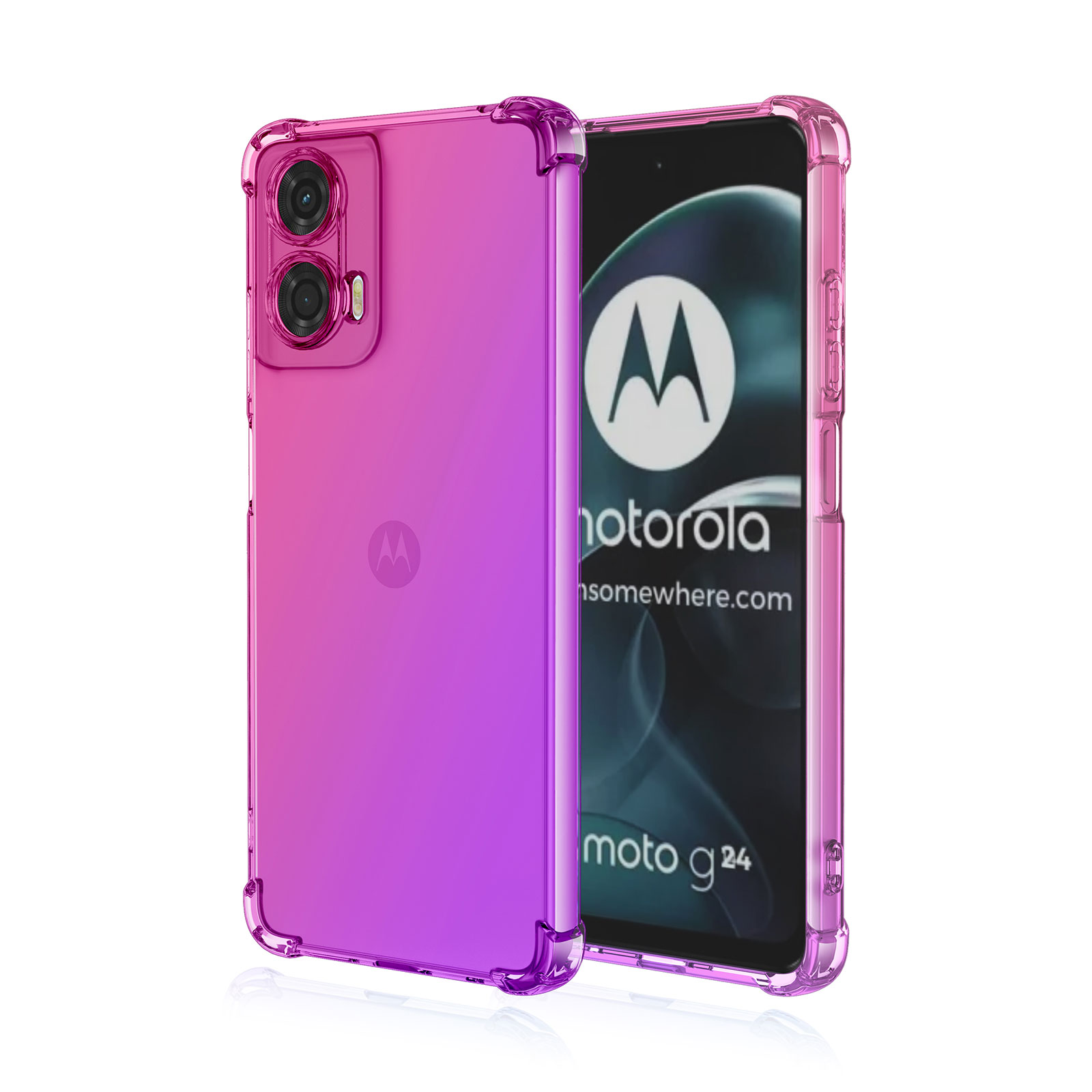 モトローラ モト motorola moto g24 ケース 耐衝撃 カバー CASE 衝撃に強いTPU素材 グラデーションタイプ 衝撃防止 人気 保護 背面カバー ソフトカバー CASE｜coco-fit2018｜03