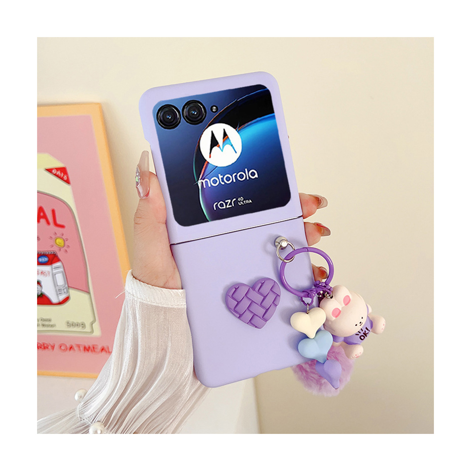 美品Motorola razr 50S SIMフリー ケース付 ムスビー｜motorola razr 50s 256GB SoftBank版SIMフリー MOSAJ1