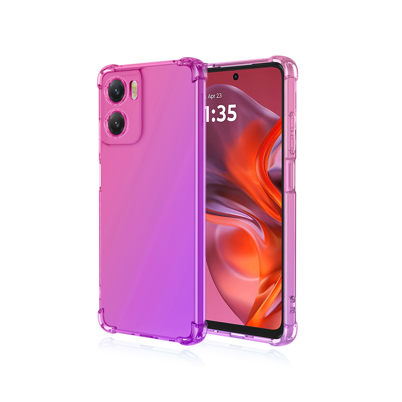 motorola（モトローラ） G05 4G用のケース 耐衝撃 半透明 衝撃に強い