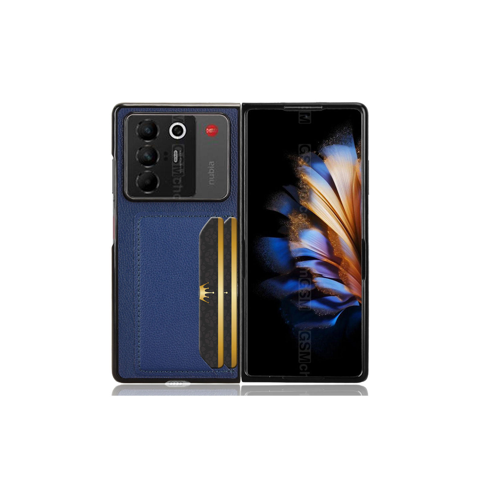 nubia Fold ケース 耐衝撃 カバー 折りたたみ型 ヌビア フォールド