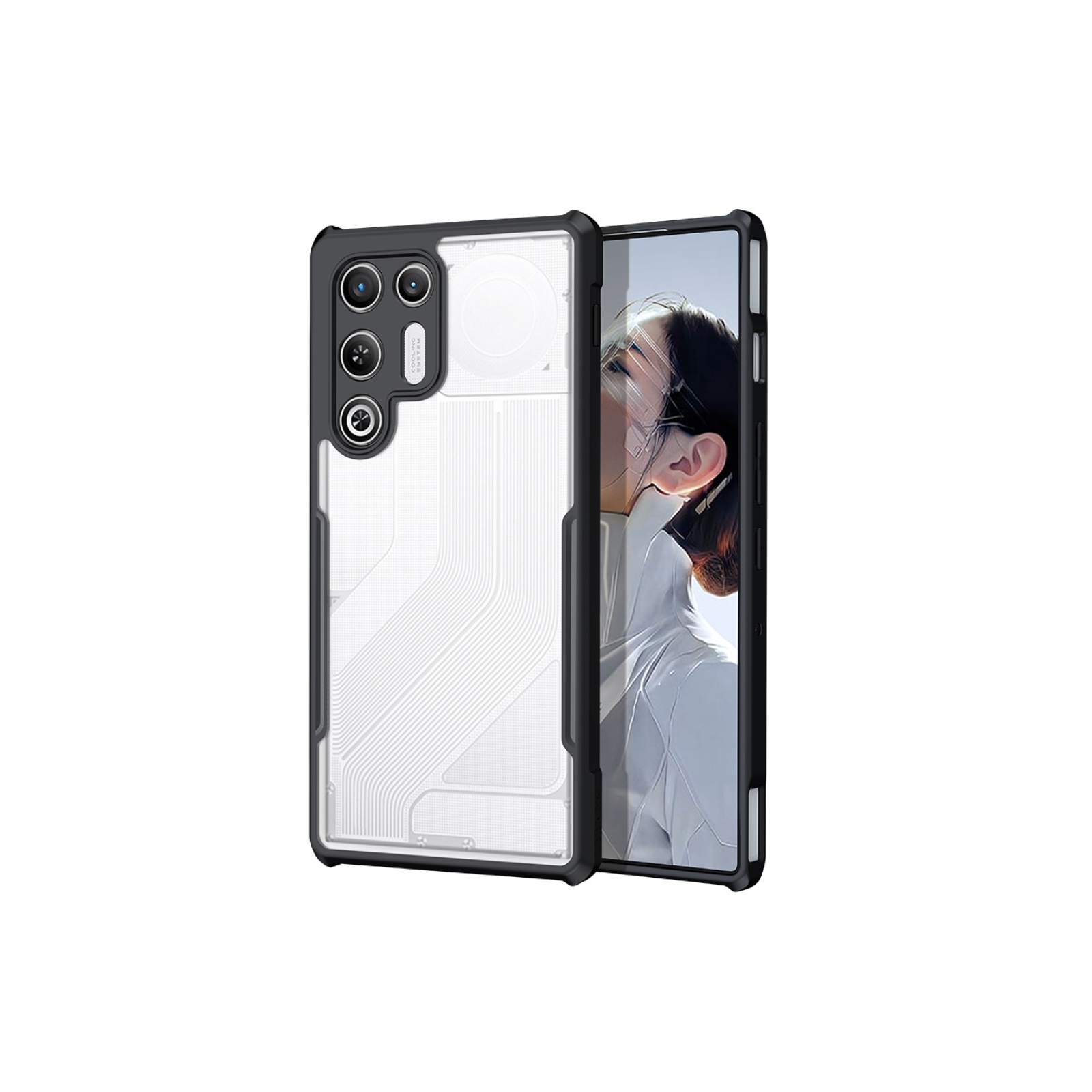 nubia ヌビア Nubia REDMAGIC 11 Air 対応 TPU＋アクリルケース マット