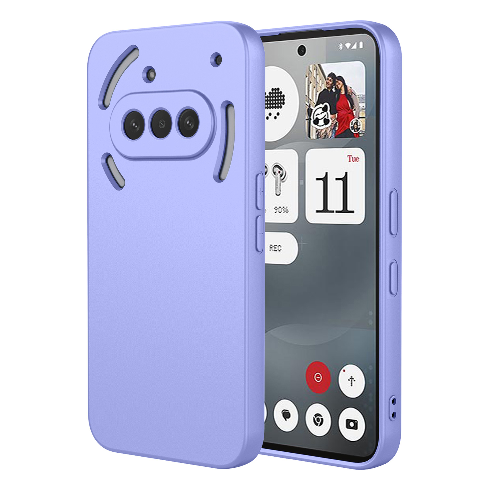 Nothing ナッシング フォン (3a) アンドロイド スマホ用の衝撃に強い