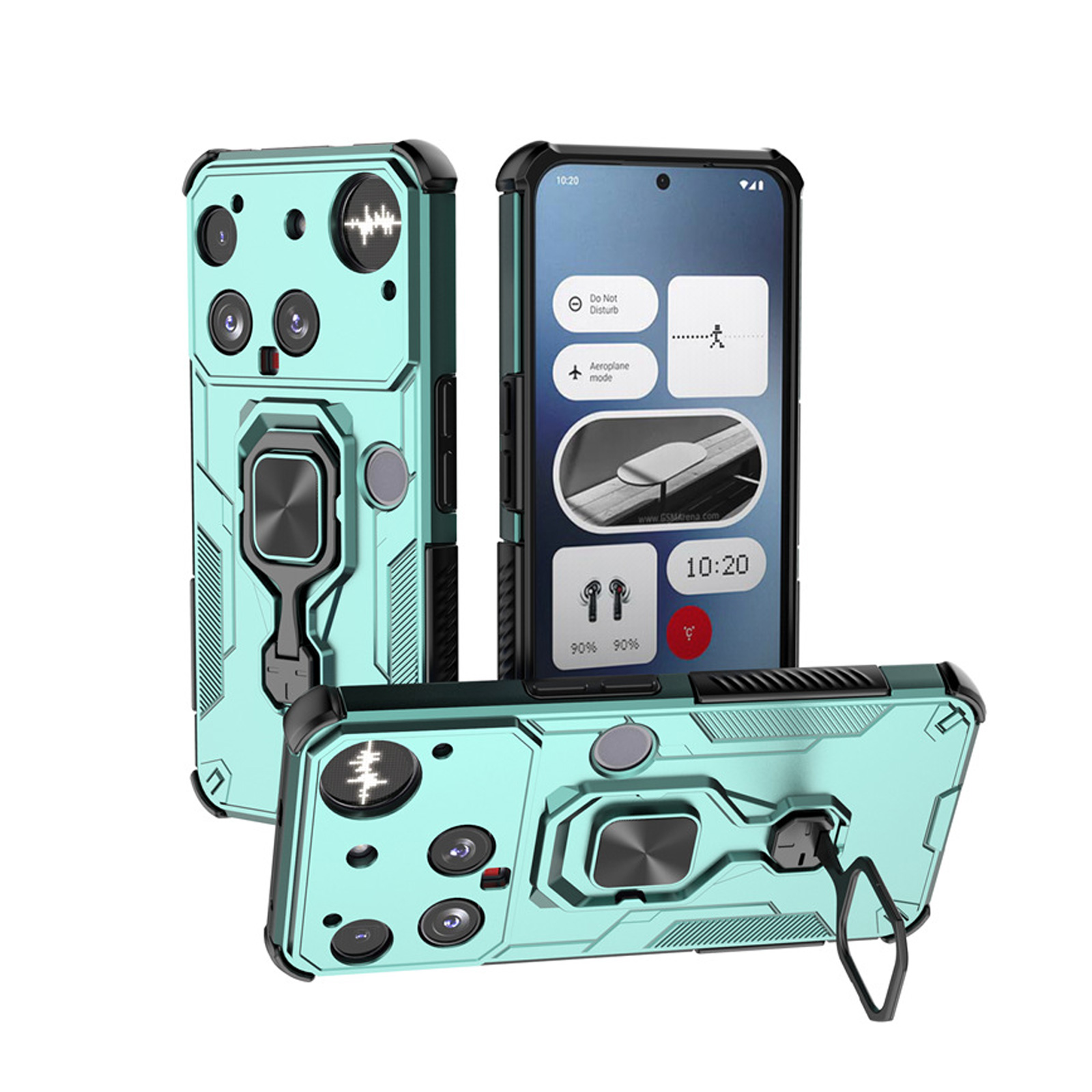 Nothing ナッシング フォン (3) アンドロイド スマホ用の耐衝撃 TPU+PC