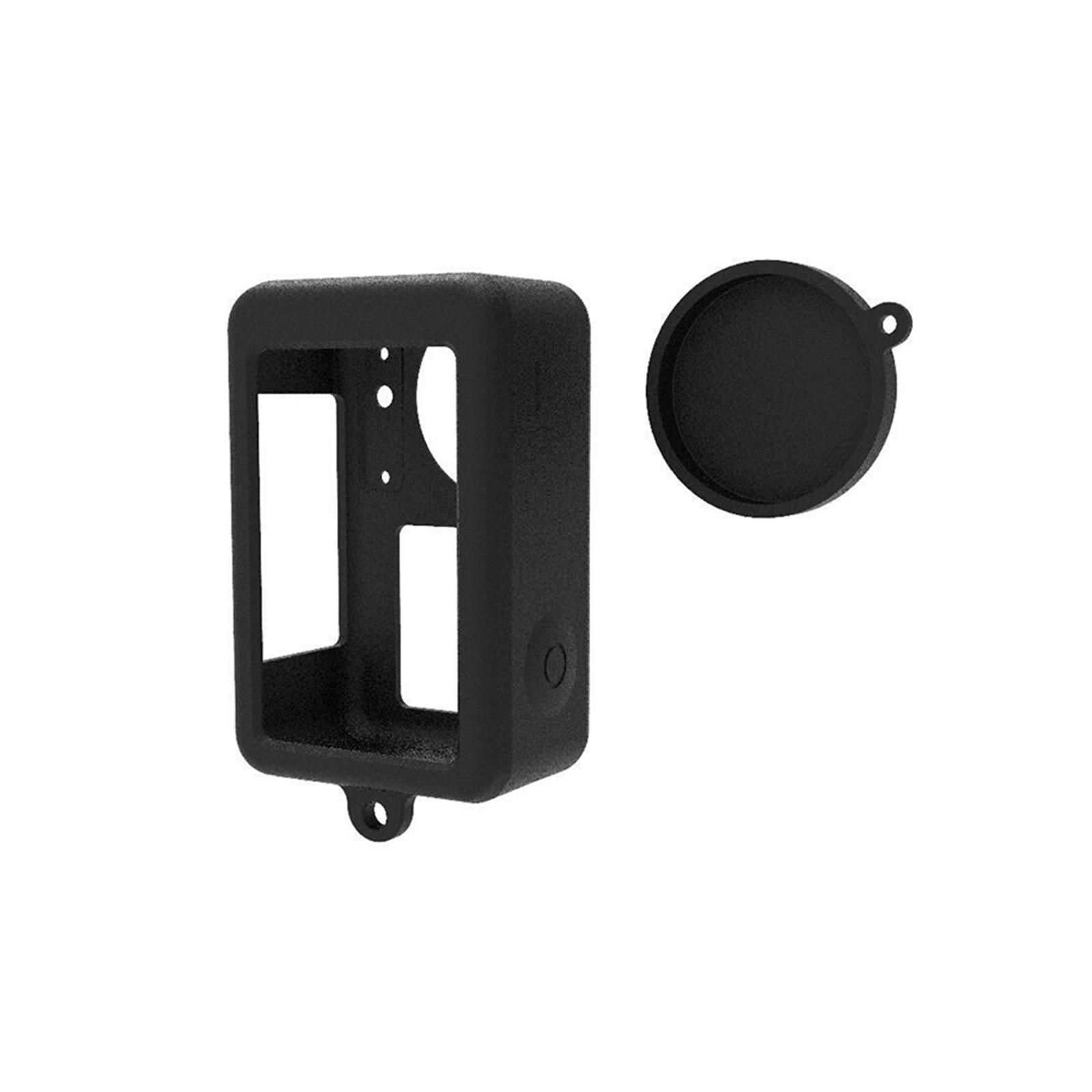 DJI OSMO ACTION 4 本体保護ケース+レンズ保護カバー 柔軟性のある 